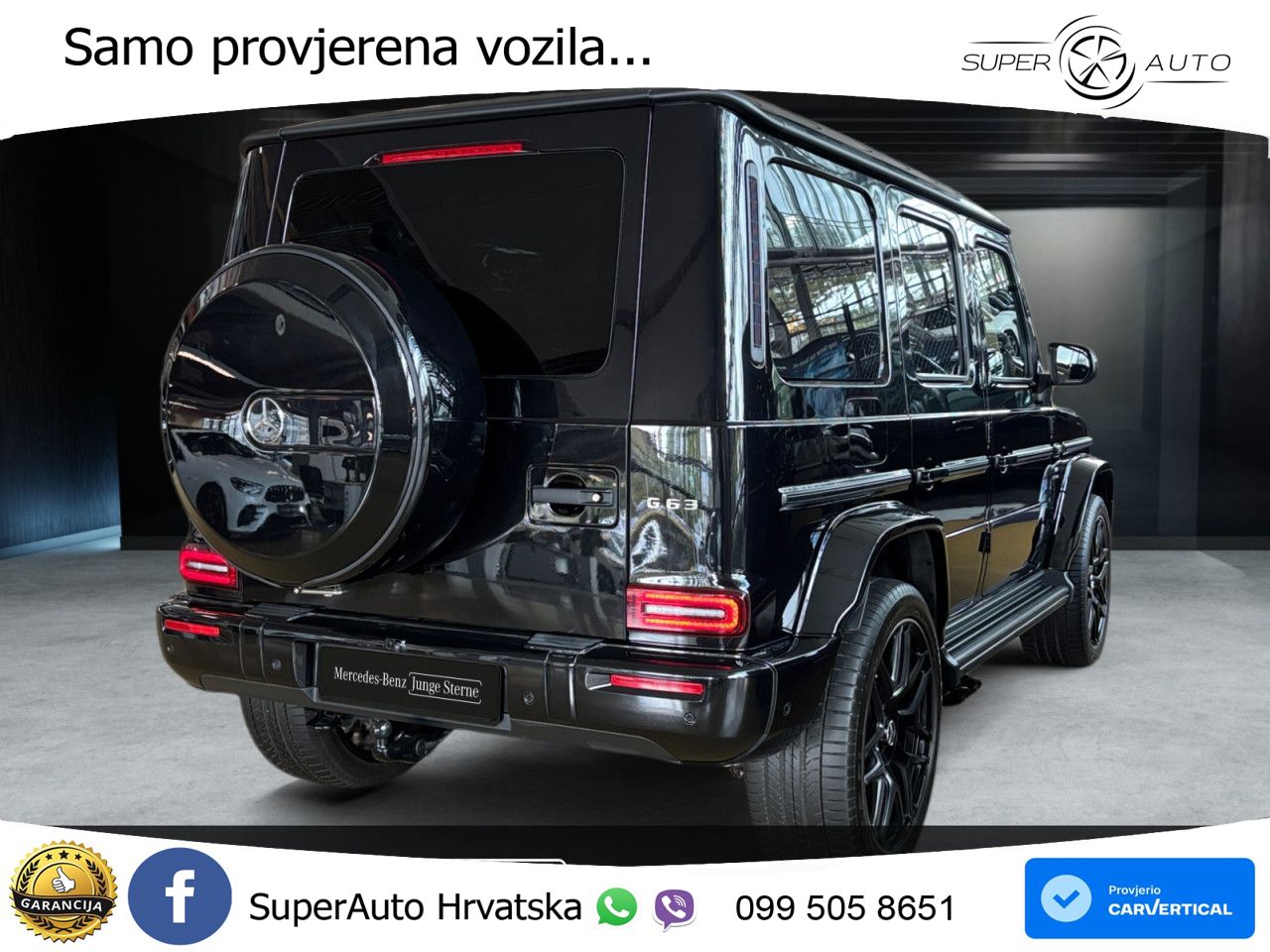 Mercedes AMG G 63 Long V8 (585 KS) 4MATIC 9G-TRONIC AMG SPEEDSHIFT TCT Superior LED+GR SJED+ACC