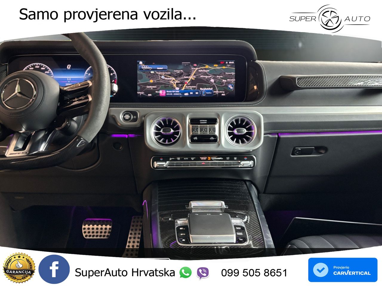 Mercedes AMG G 63 Long V8 (585 KS) 4MATIC 9G-TRONIC AMG SPEEDSHIFT TCT Superior LED+GR SJED+ACC