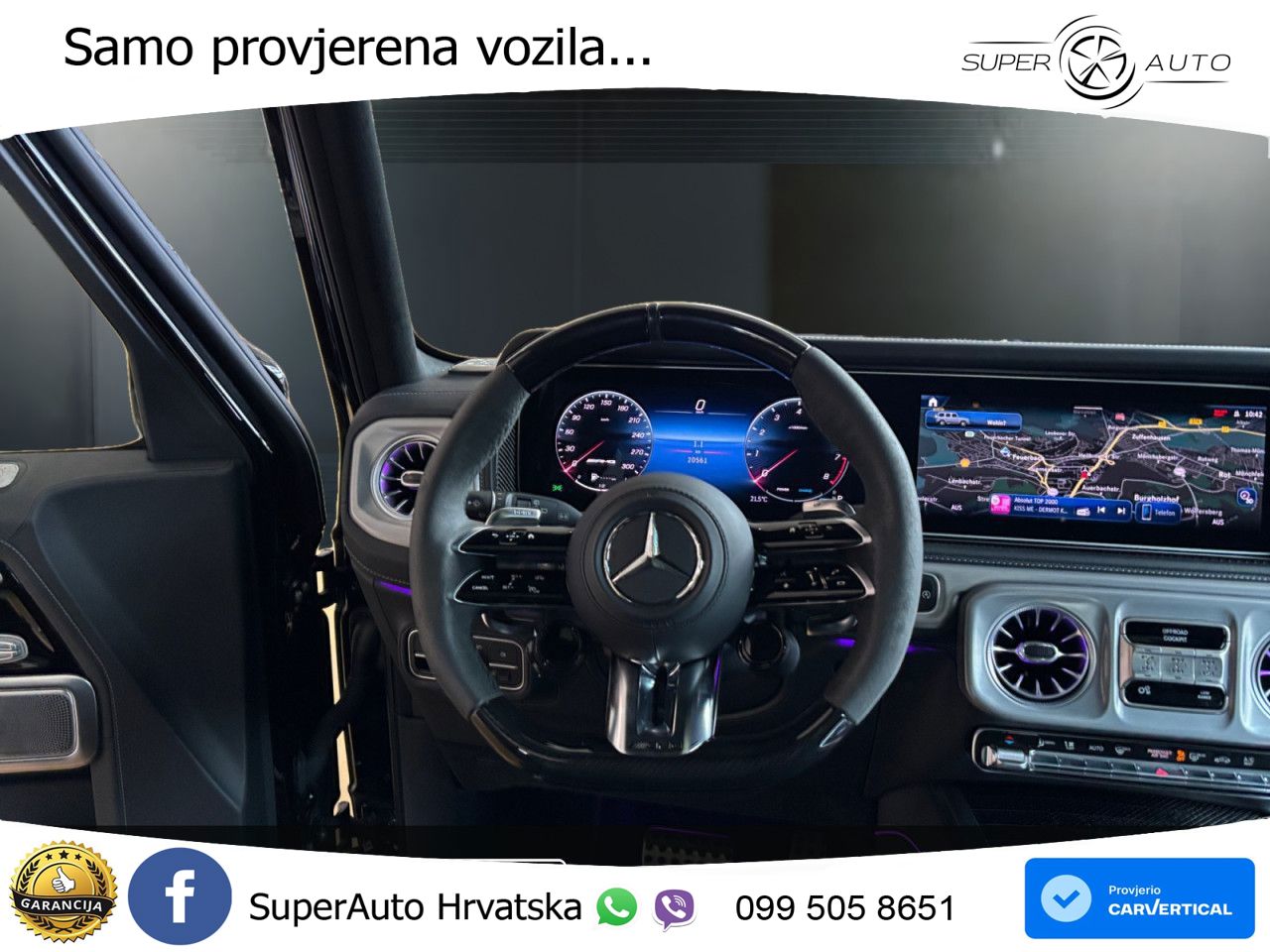 Mercedes AMG G 63 Long V8 (585 KS) 4MATIC 9G-TRONIC AMG SPEEDSHIFT TCT Superior LED+GR SJED+ACC
