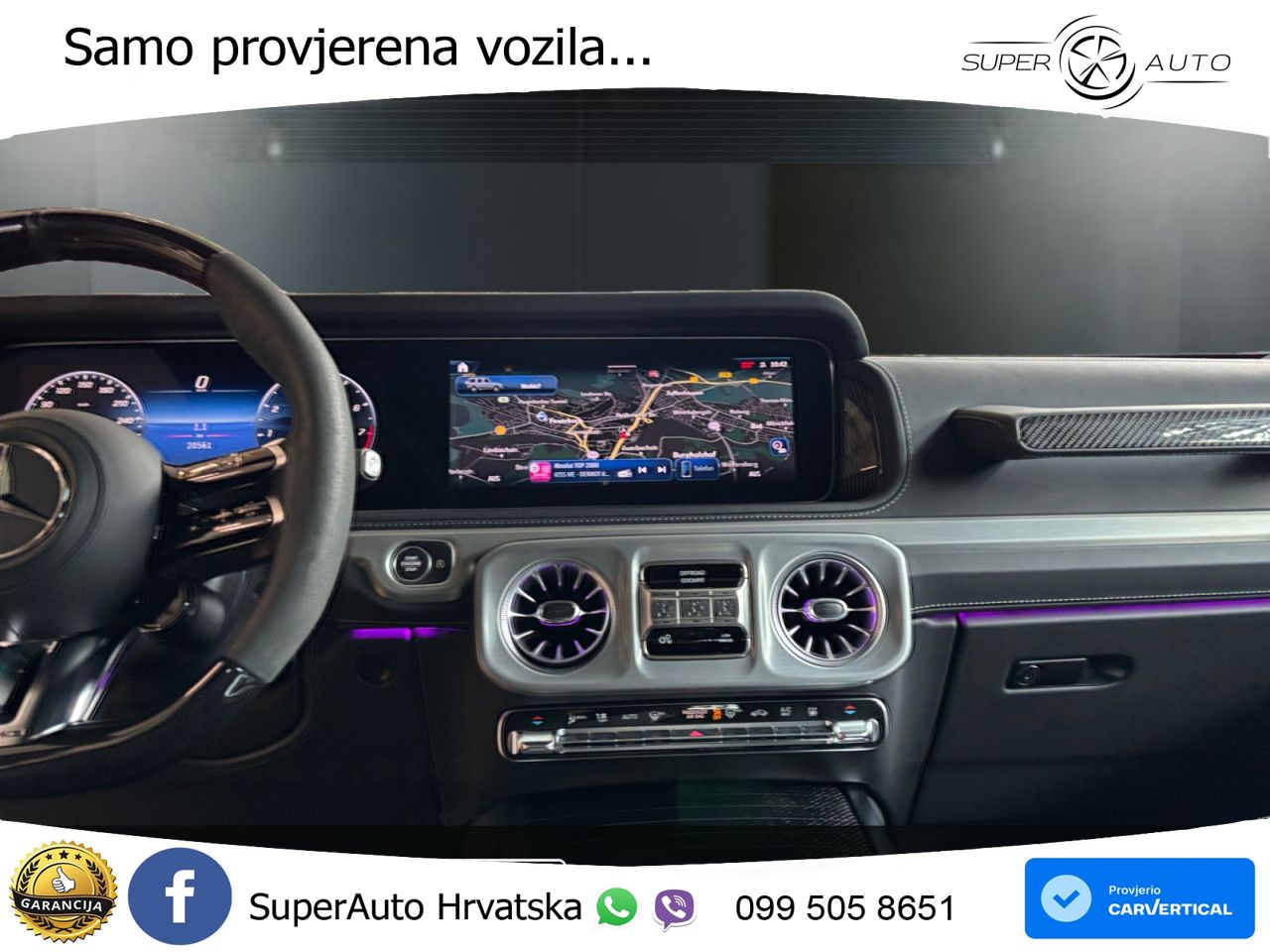 Mercedes AMG G 63 Long V8 (585 KS) 4MATIC 9G-TRONIC AMG SPEEDSHIFT TCT Superior LED+GR SJED+ACC