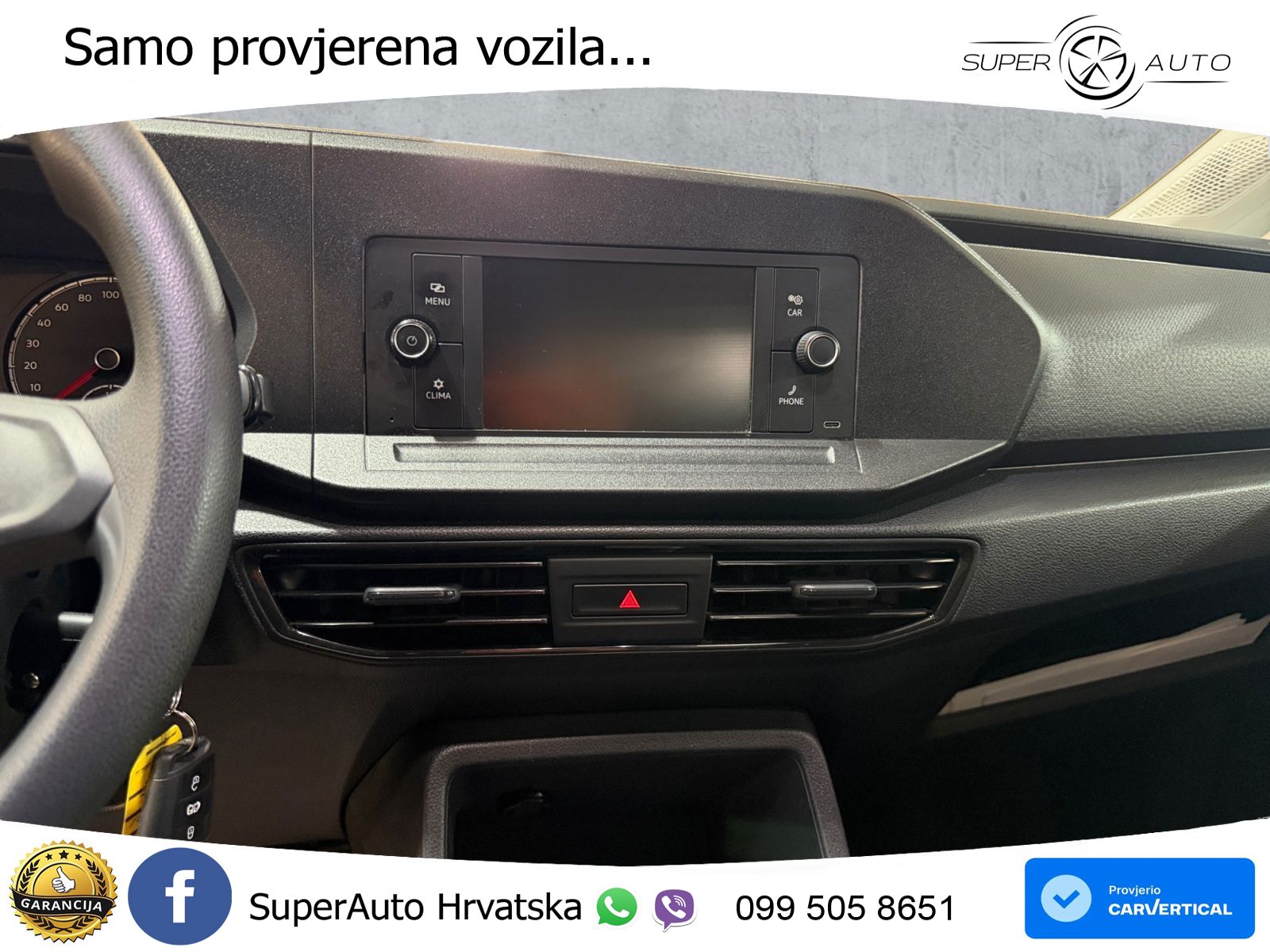 Volkswagen Caddy Cargo 1.5 TSI EcoProfi PDC+SHZ+DAB+ 114 KS