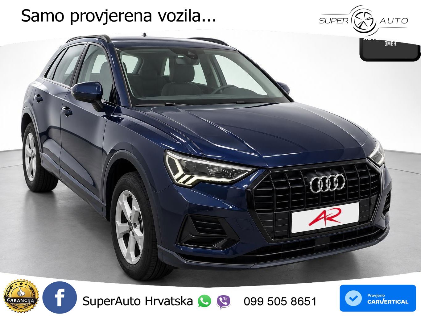Audi Q3 35 TDI (150 KS) S tronic advanced LED+GR SJED+ACC