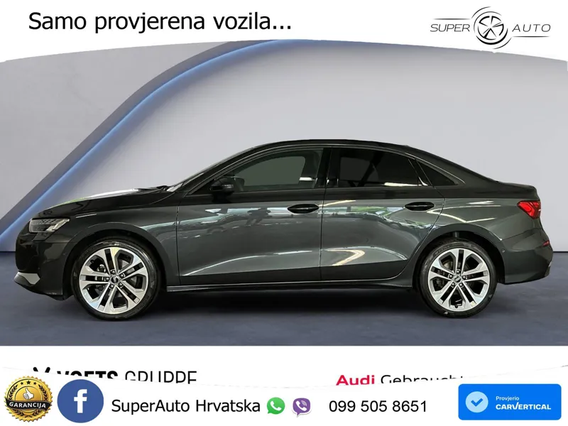 Audi A3 Limuzina 35 TFSI (150 KS) S tronic advanced LED+GR SJED+ACC