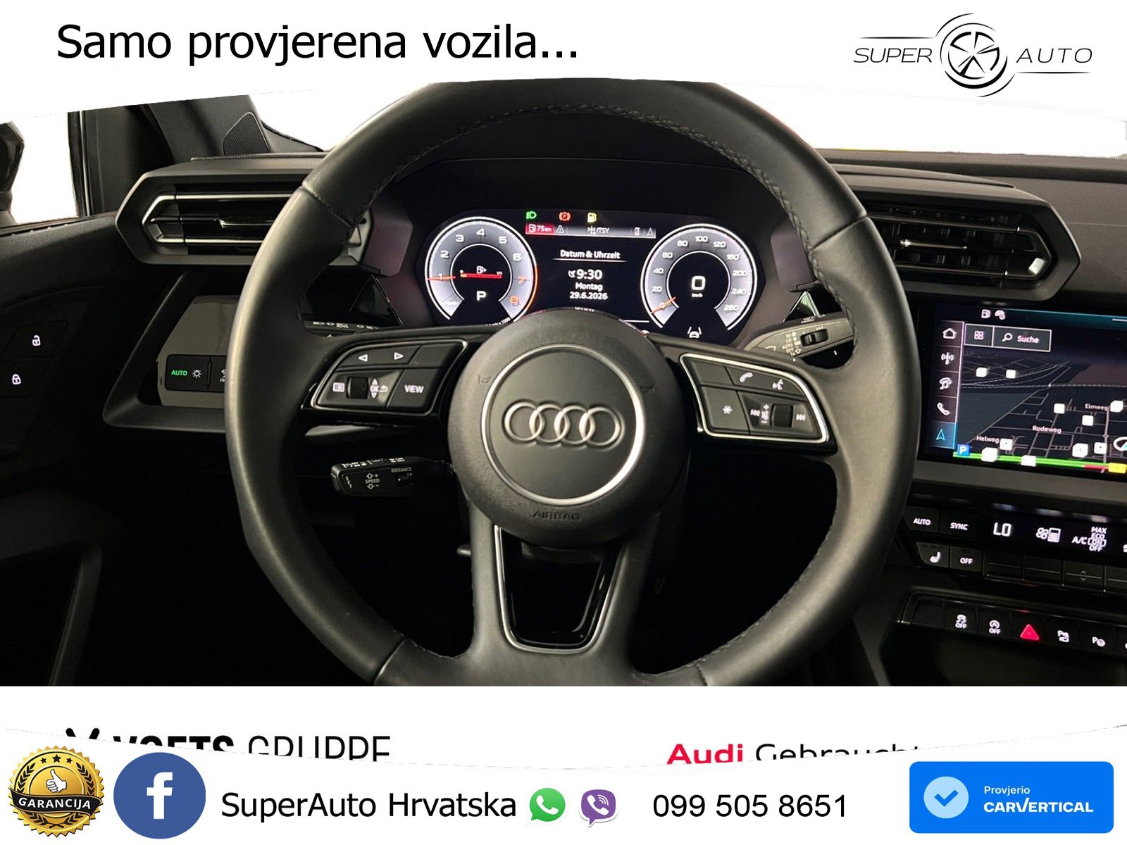 Audi A3 Limuzina 35 TFSI (150 KS) S tronic advanced LED+GR SJED+ACC