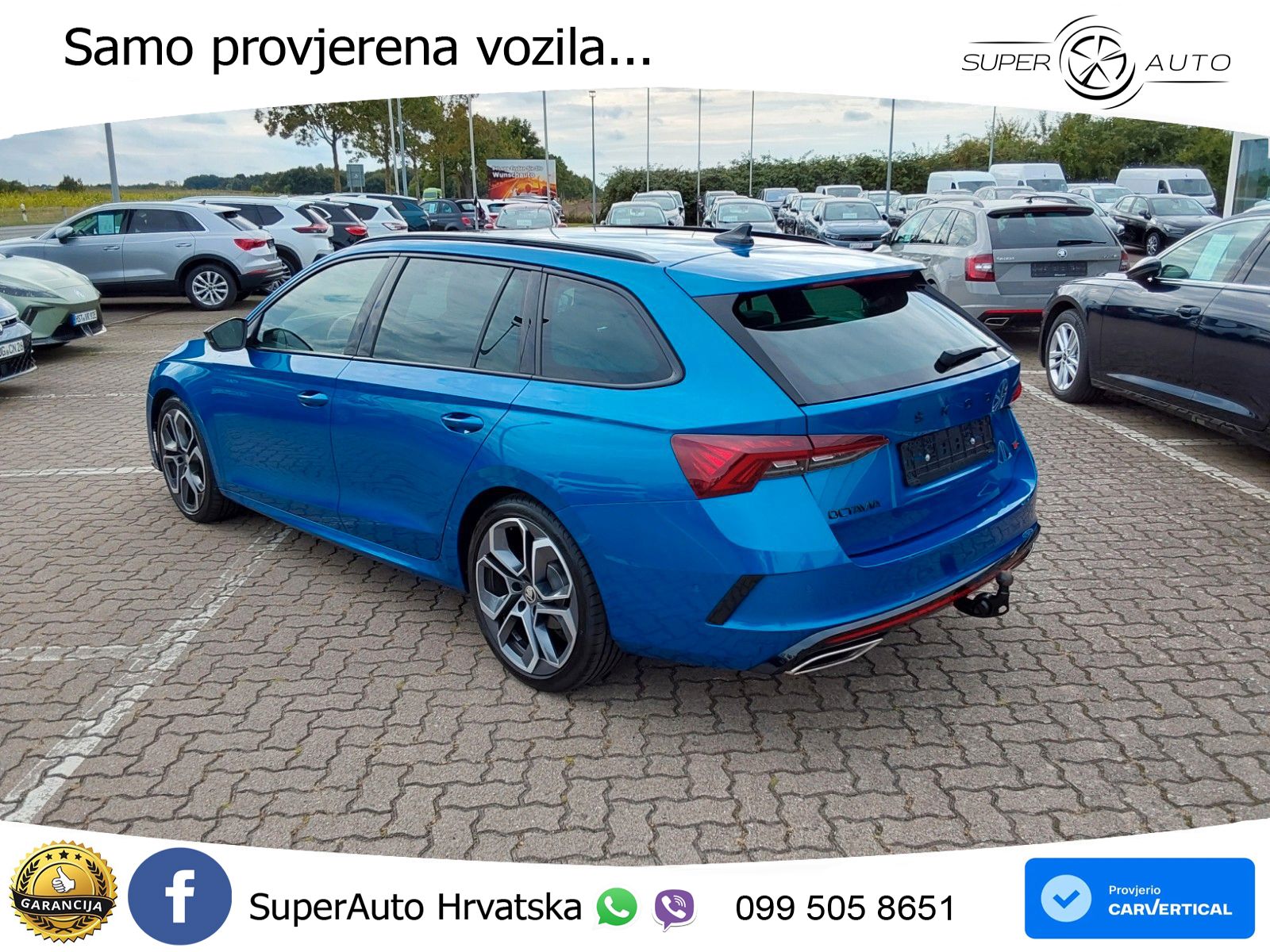 Škoda Octavia Combi RS 2.0 TDI (200 KS) DSG LED+GR SJED+ACC