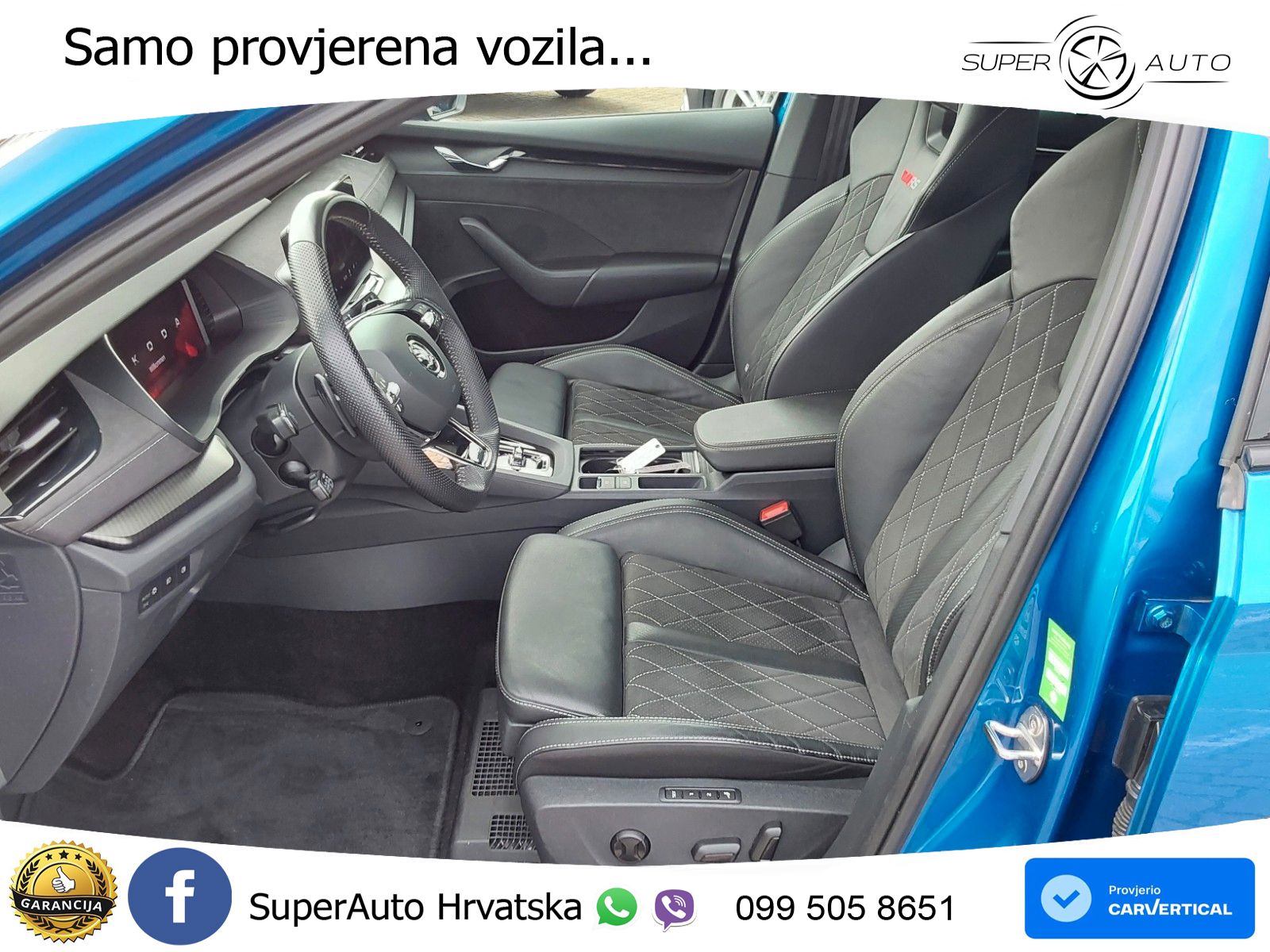 Škoda Octavia Combi RS 2.0 TDI (200 KS) DSG LED+GR SJED+ACC