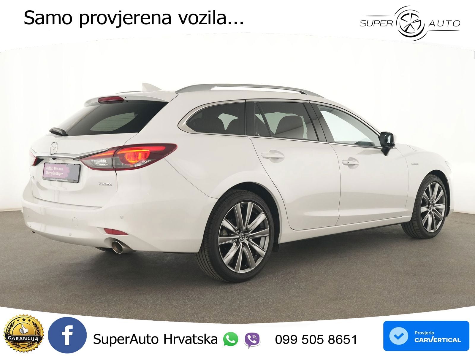 Mazda 6 Sport Combi 2.5 SKYACTIV-G (194 KS) SKYACTIV-Drive MATRIX+GR SJED+KAM