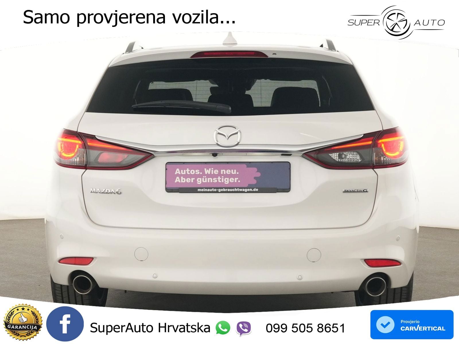 Mazda 6 Sport Combi 2.5 SKYACTIV-G (194 KS) SKYACTIV-Drive MATRIX+GR SJED+KAM