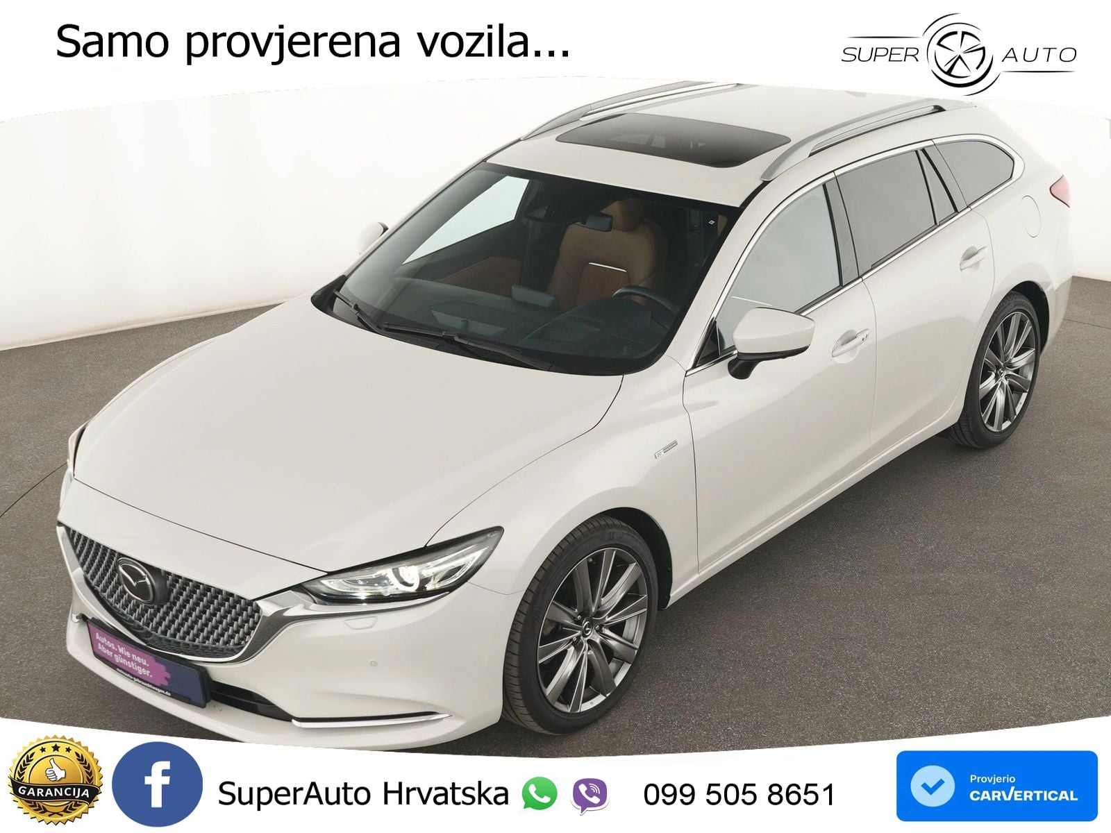Mazda 6 Sport Combi 2.5 SKYACTIV-G (194 KS) SKYACTIV-Drive MATRIX+GR SJED+KAM