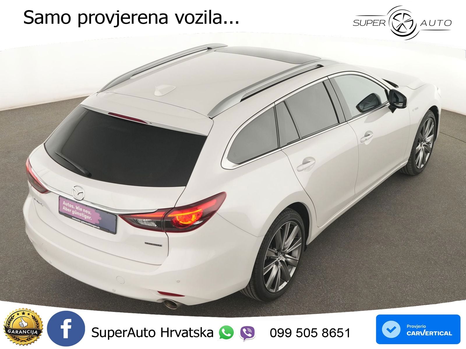 Mazda 6 Sport Combi 2.5 SKYACTIV-G (194 KS) SKYACTIV-Drive MATRIX+GR SJED+KAM