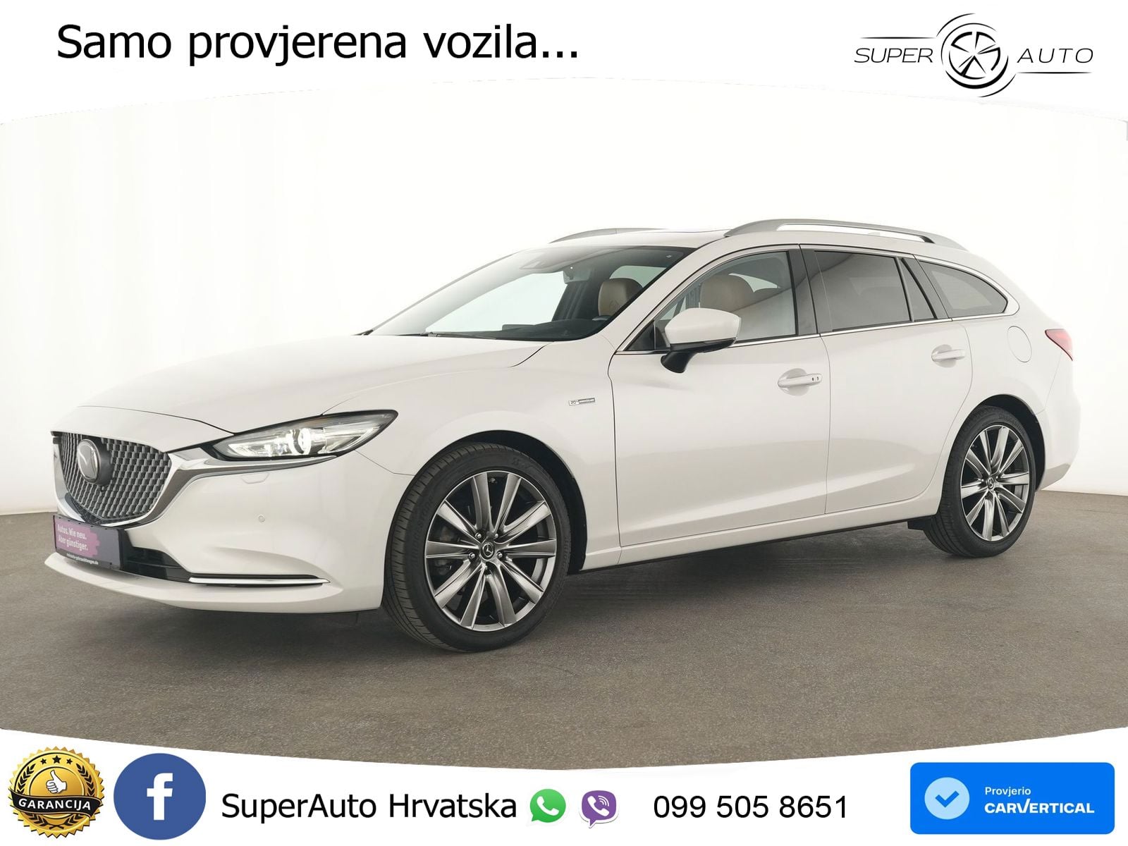Mazda 6 Sport Combi 2.5 SKYACTIV-G (194 KS) SKYACTIV-Drive MATRIX+GR SJED+KAM