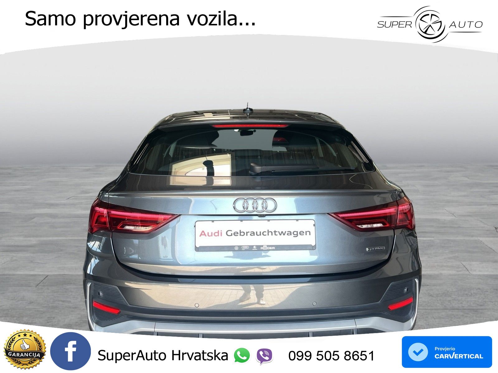 Audi Q3 II Sportback 40 TFSI (190 KS) quattro S tronic S line LED+GR SJED+ACC