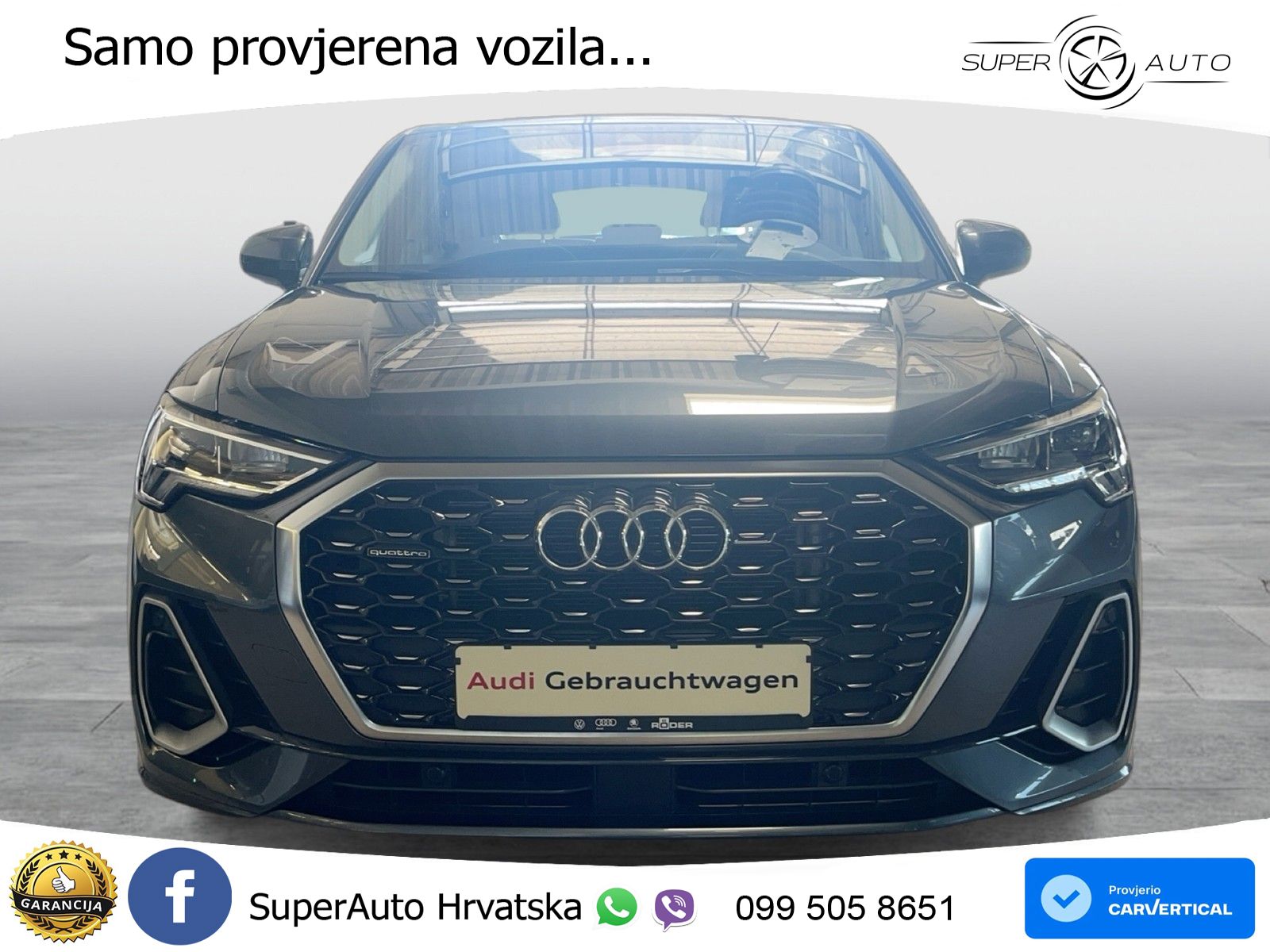 Audi Q3 II Sportback 40 TFSI (190 KS) quattro S tronic S line LED+GR SJED+ACC