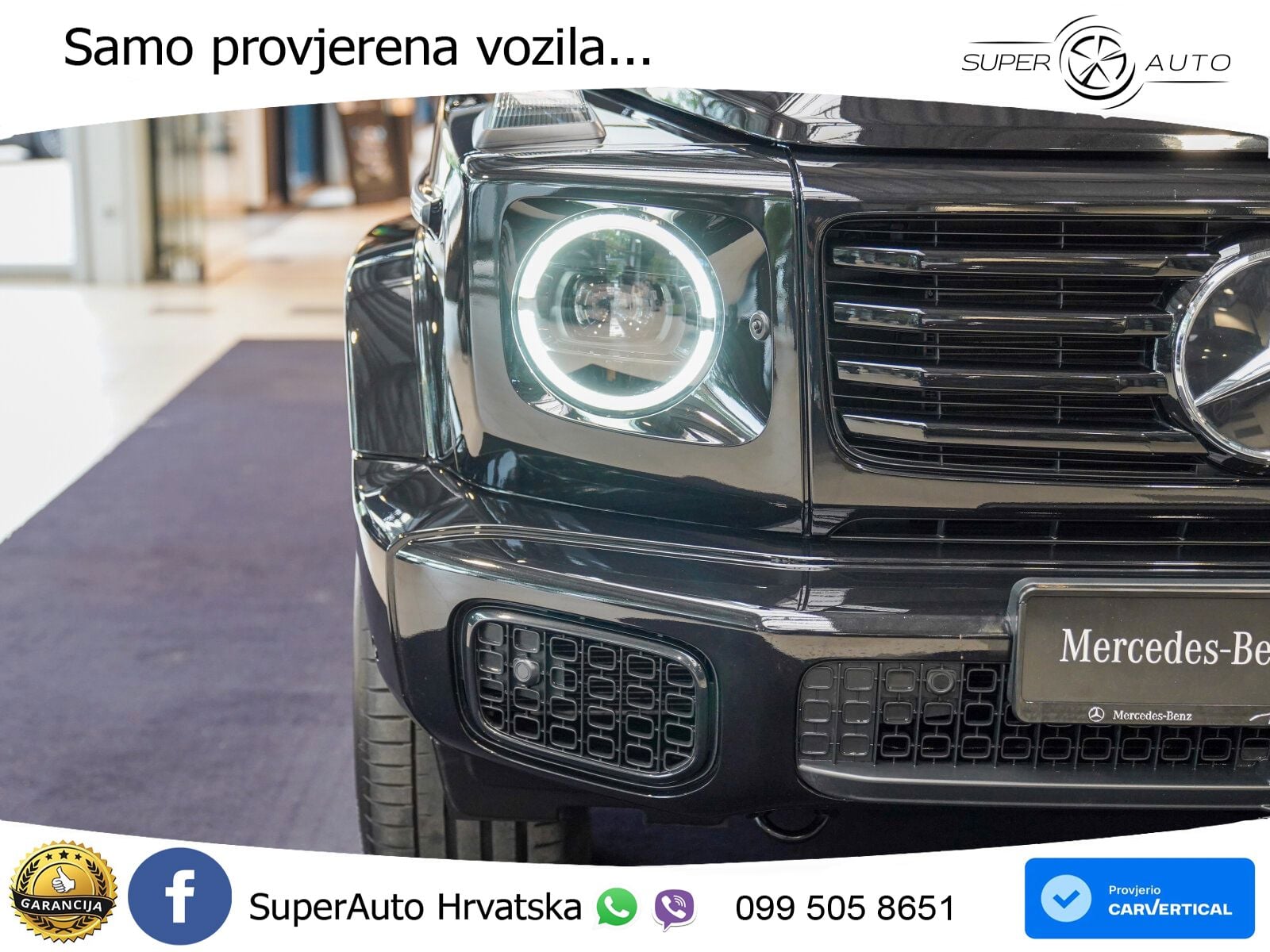 Mercedes G 450d Long (367 KS) 4MATIC 9G-TRONIC Exclusive LED+ACC