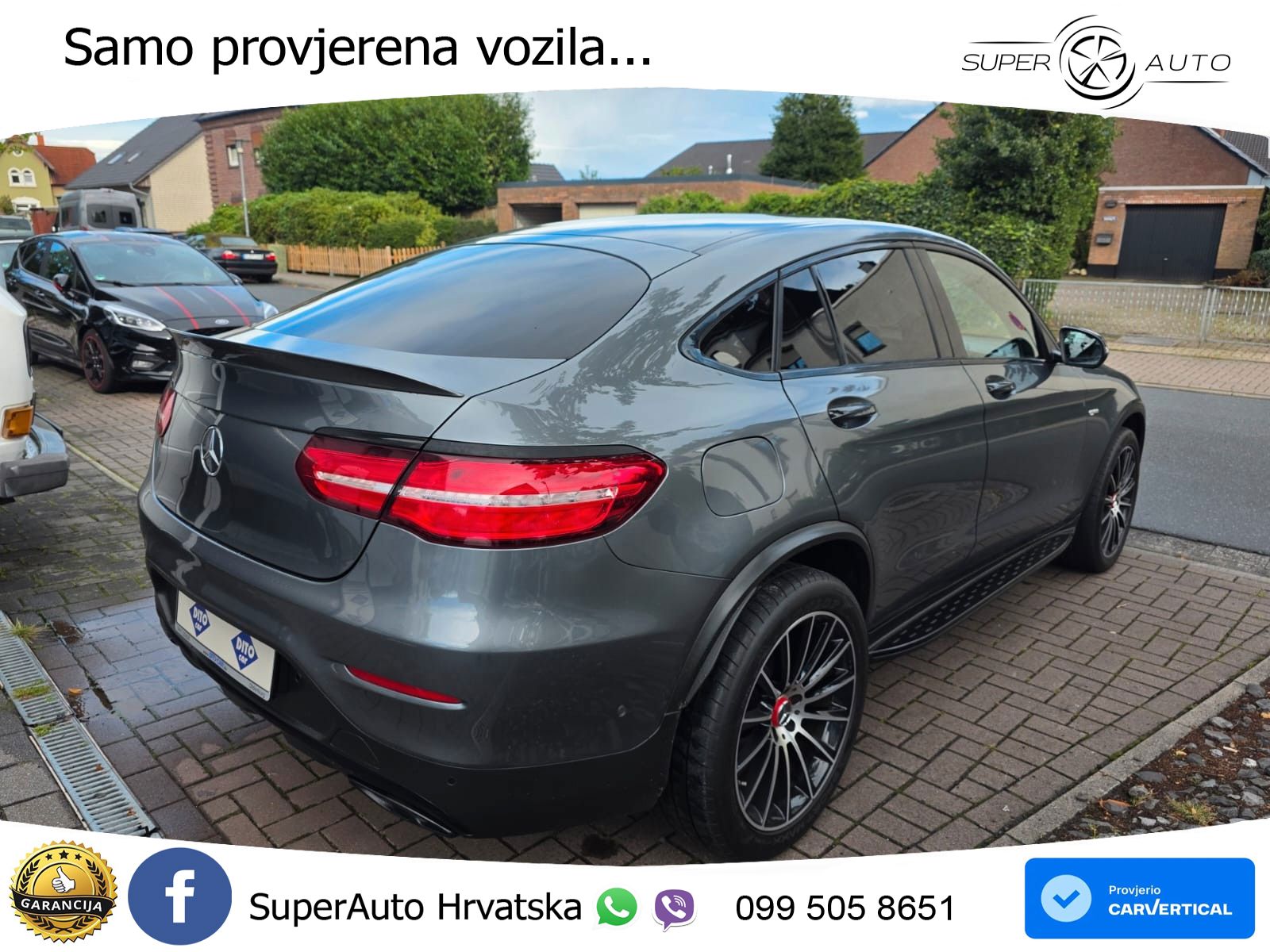 Mercedes GLC Coupe AMG 43 (367 KS) 4MATIC G-TRONIC ZRAČNI+ACC+4xGR SJED+KAM