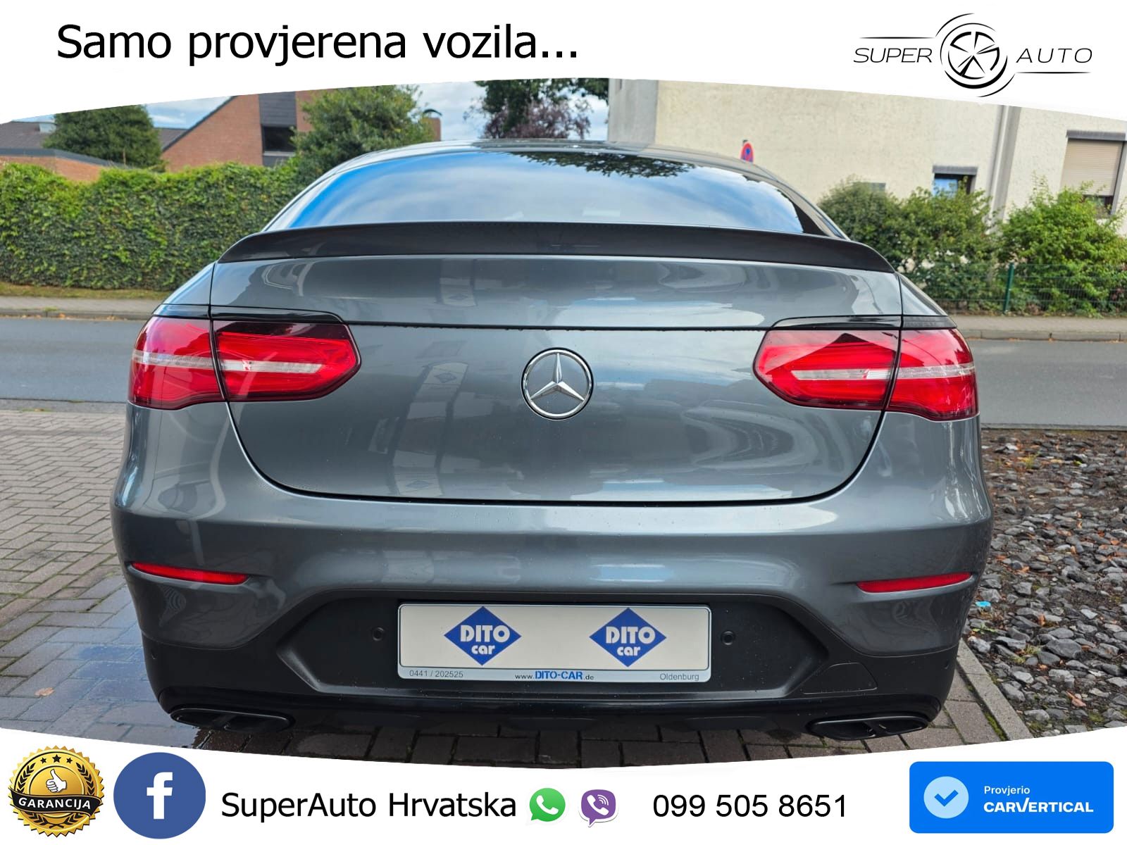 Mercedes GLC Coupe AMG 43 (367 KS) 4MATIC G-TRONIC ZRAČNI+ACC+4xGR SJED+KAM
