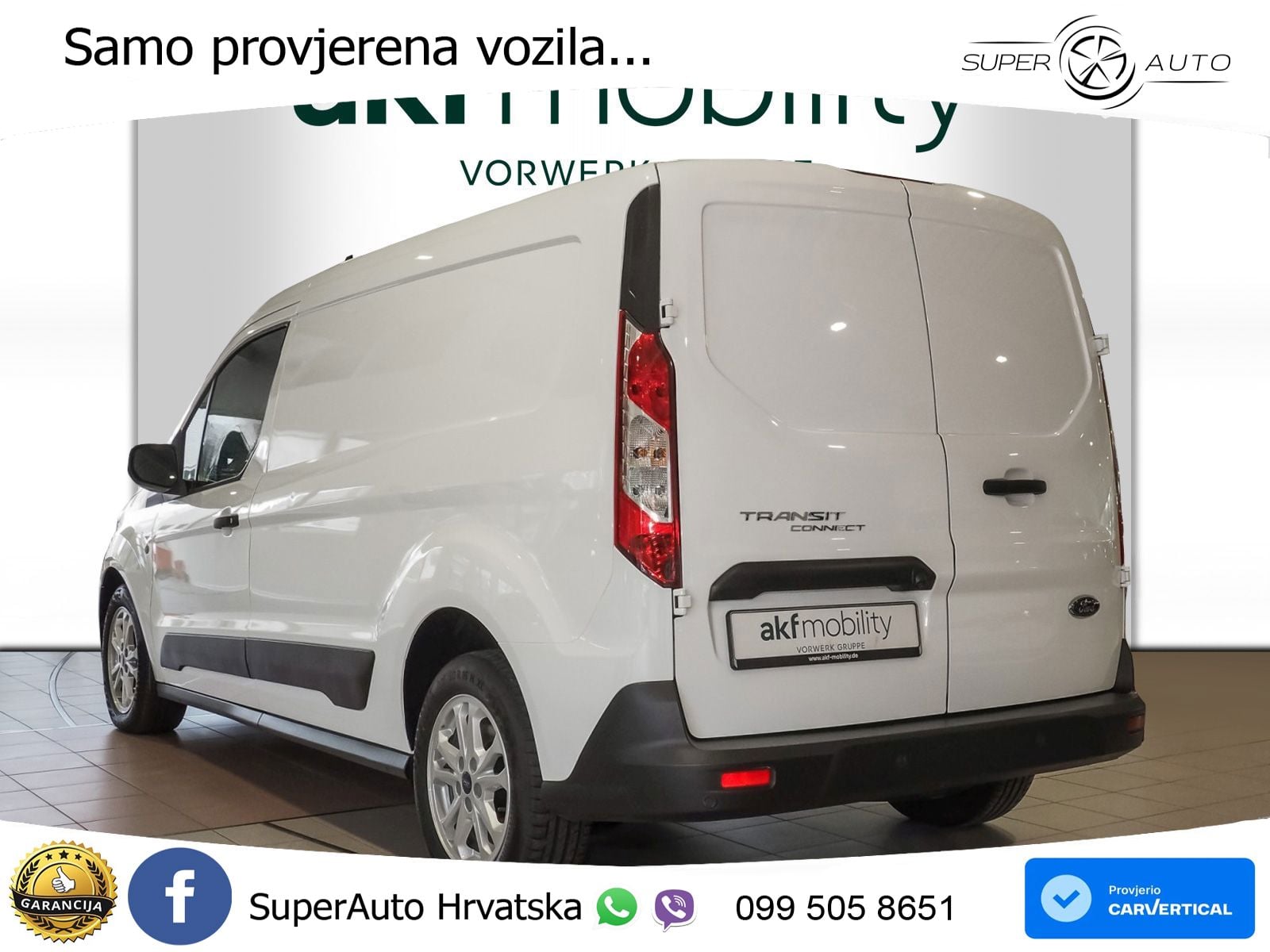 Ford Transit Connect Kasten 1.5 EcoBlue 250 (L2) Tren 101 KS