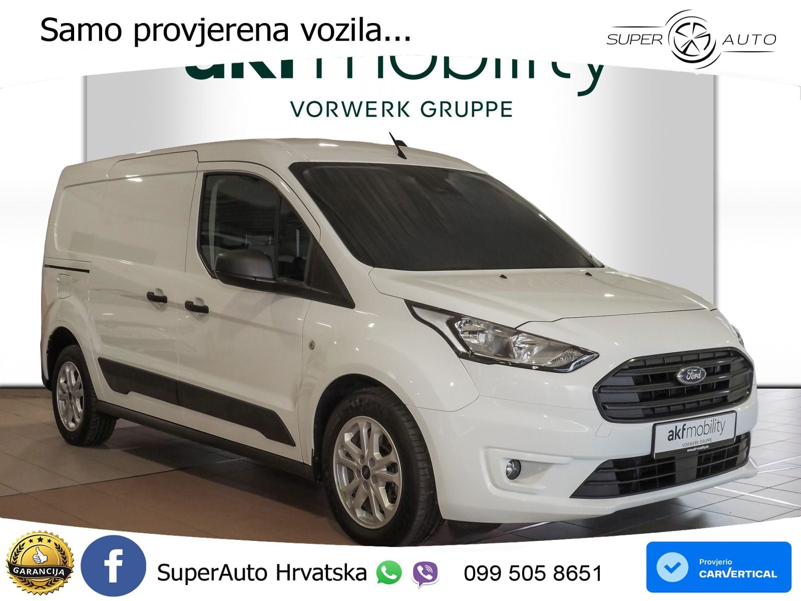 Ford Transit Connect Kasten 1.5 EcoBlue 250 (L2) Tren 101 KS