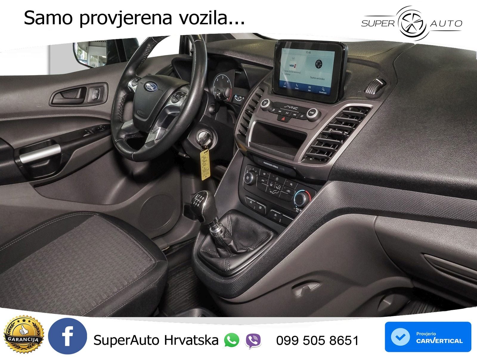 Ford Transit Connect Kasten 1.5 EcoBlue 250 (L2) Tren 101 KS