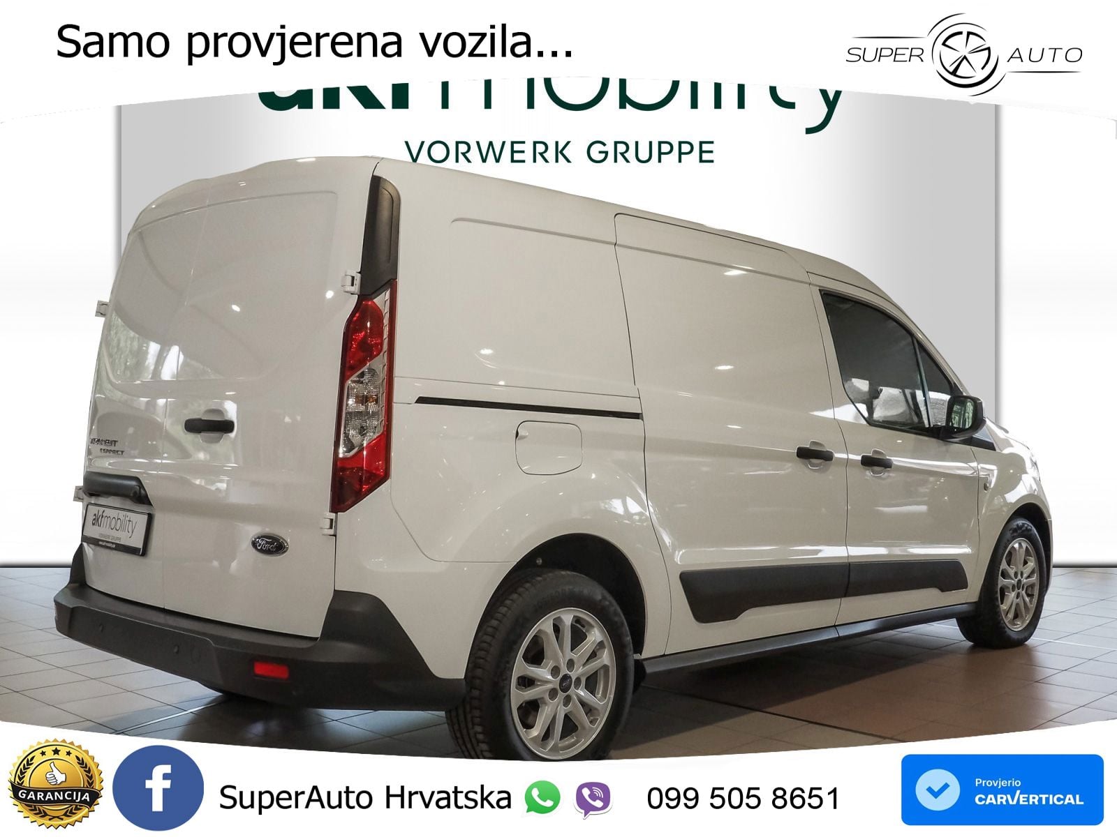 Ford Transit Connect Kasten 1.5 EcoBlue 250 (L2) Tren 101 KS