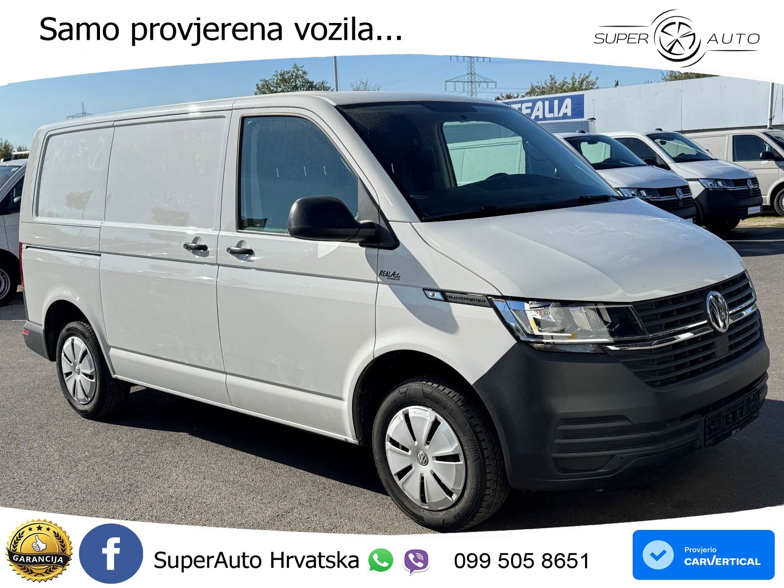 Volkswagen T6.1 Transporter Kasten TDI AHK*Klima*PDC 110 KS