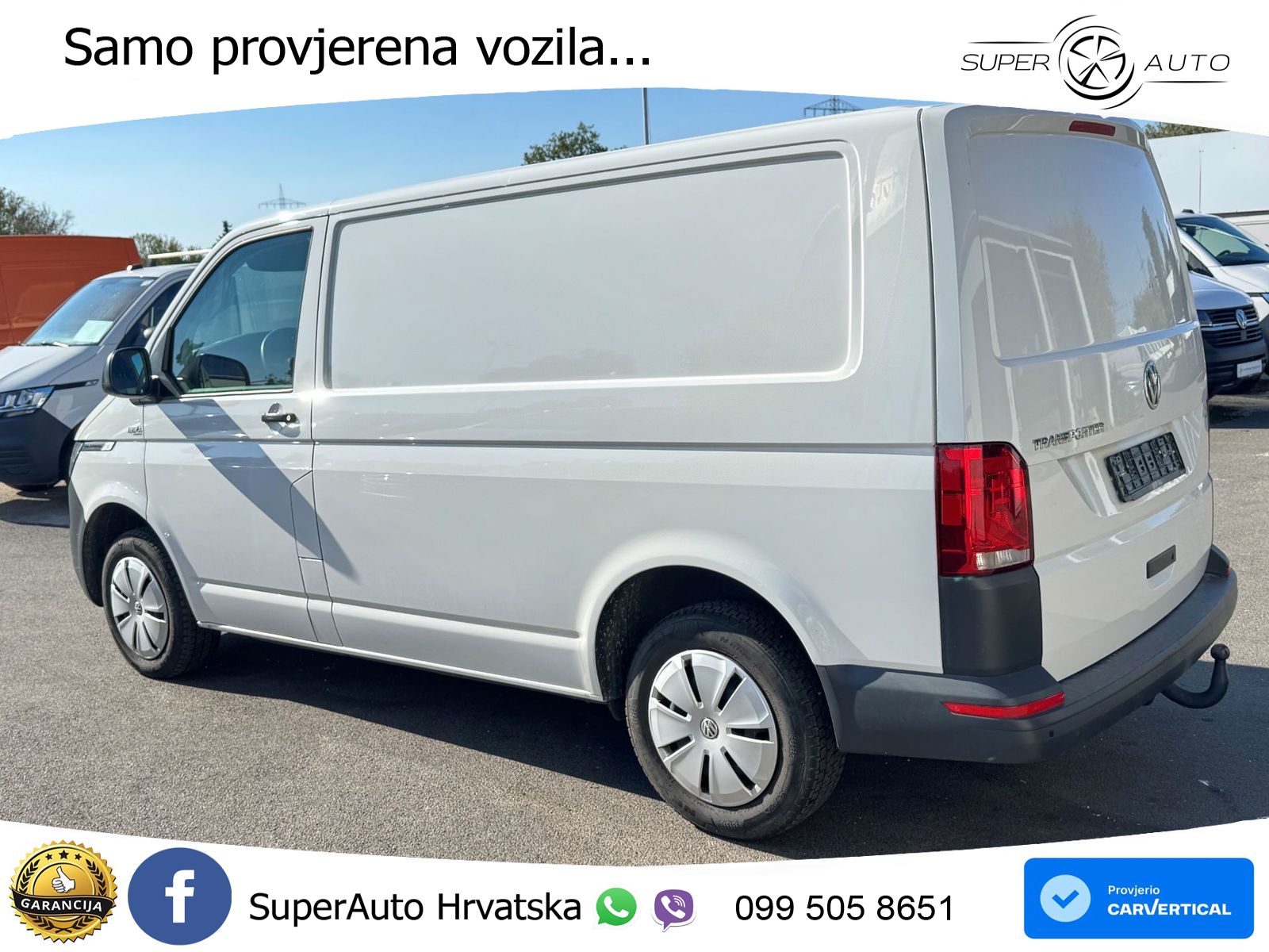 Volkswagen T6.1 Transporter Kasten TDI AHK*Klima*PDC 110 KS