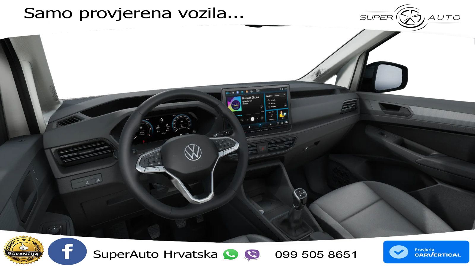 Volkswagen Caddy Cargo 2.0 TDI Neues Modell AHK GJR RFK 102 KS