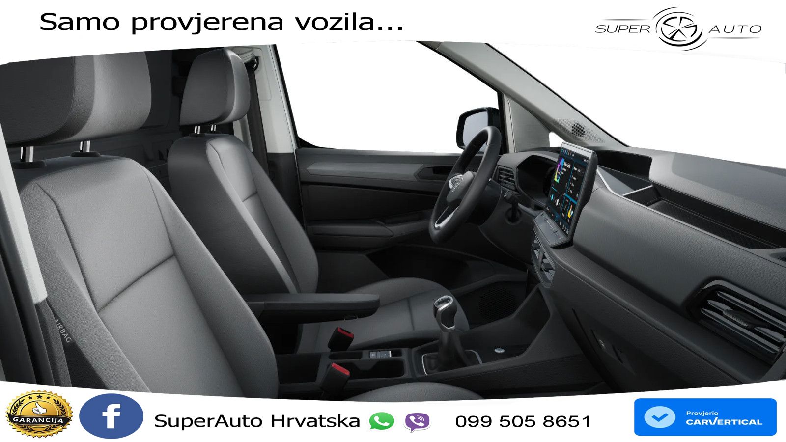 Volkswagen Caddy Cargo 2.0 TDI Neues Modell AHK GJR RFK 102 KS