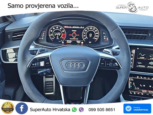 Audi RS7 4.0 TFSI V8 performance (630 KS) quattro tiptronic LED+GR SJED+ACC