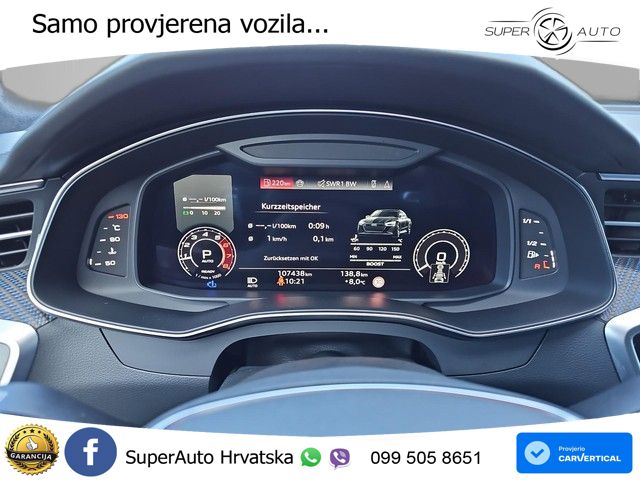 Audi RS7 4.0 TFSI V8 performance (630 KS) quattro tiptronic LED+GR SJED+ACC