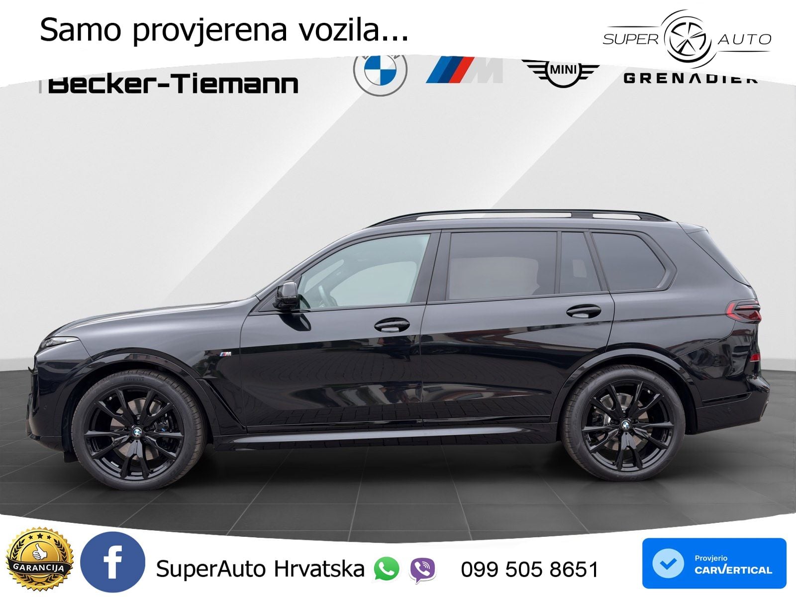 BMW X7 40d (352 KS) xDrive Steptronic M Sport ZRAČNI+ACC+GR SJED+KAM+PANO