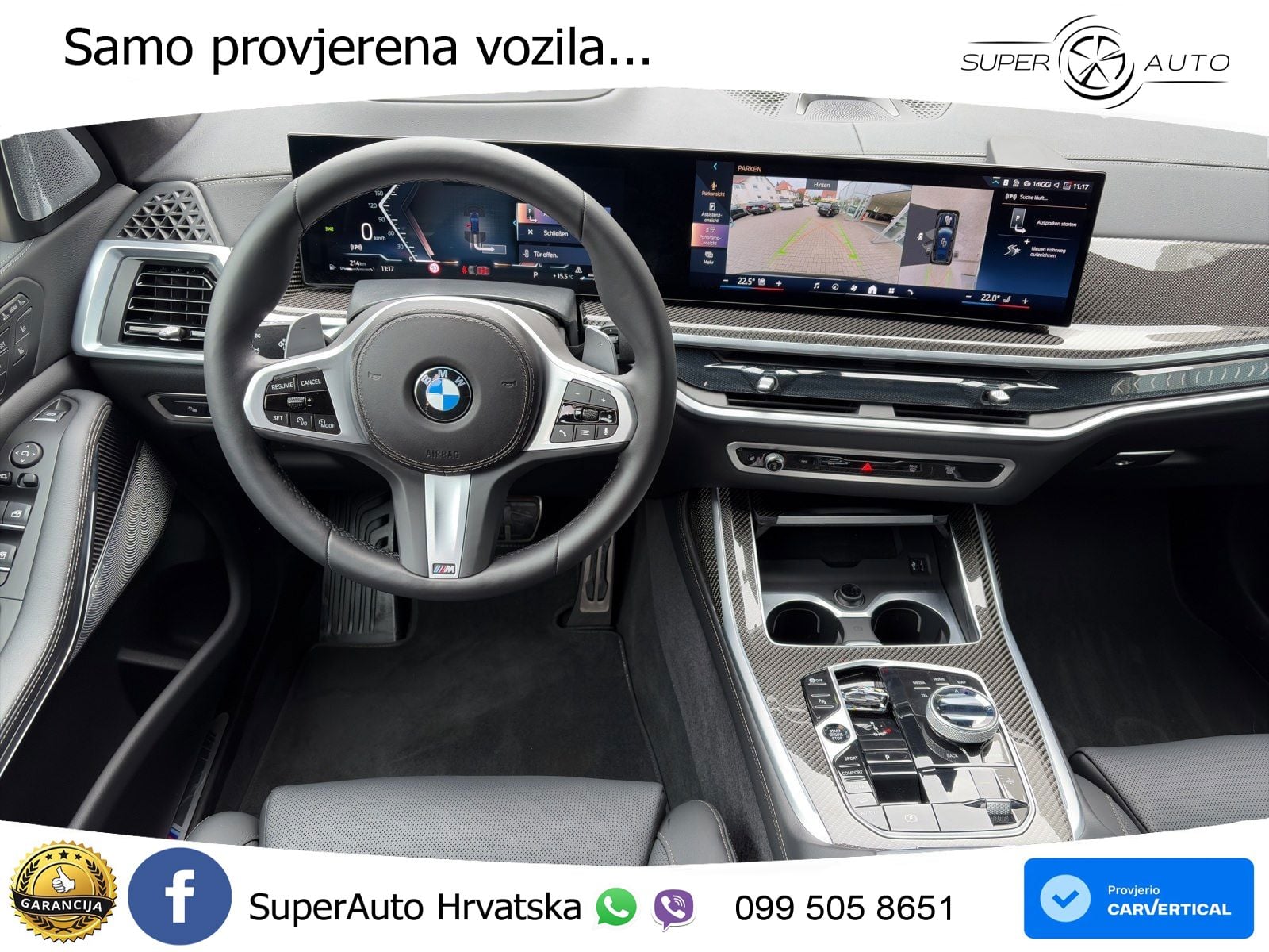BMW X7 40d (352 KS) xDrive Steptronic M Sport ZRAČNI+ACC+GR SJED+KAM+PANO