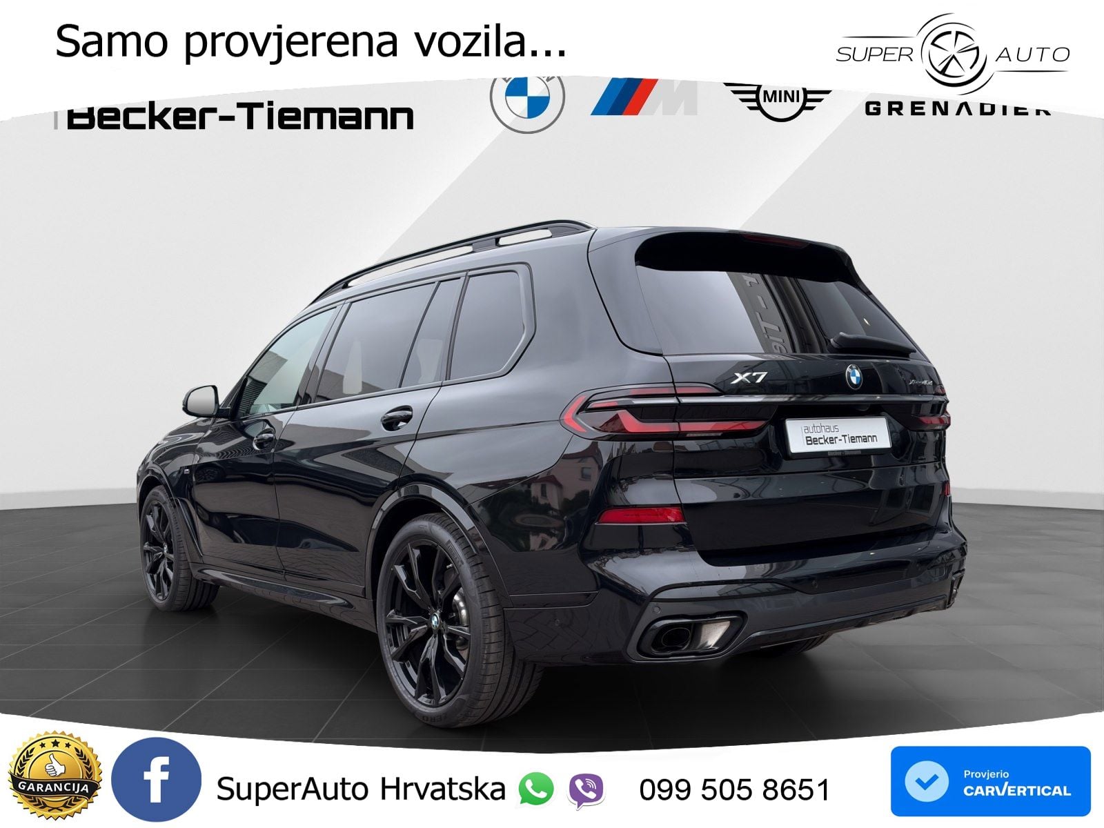 BMW X7 40d (352 KS) xDrive Steptronic M Sport ZRAČNI+ACC+GR SJED+KAM+PANO