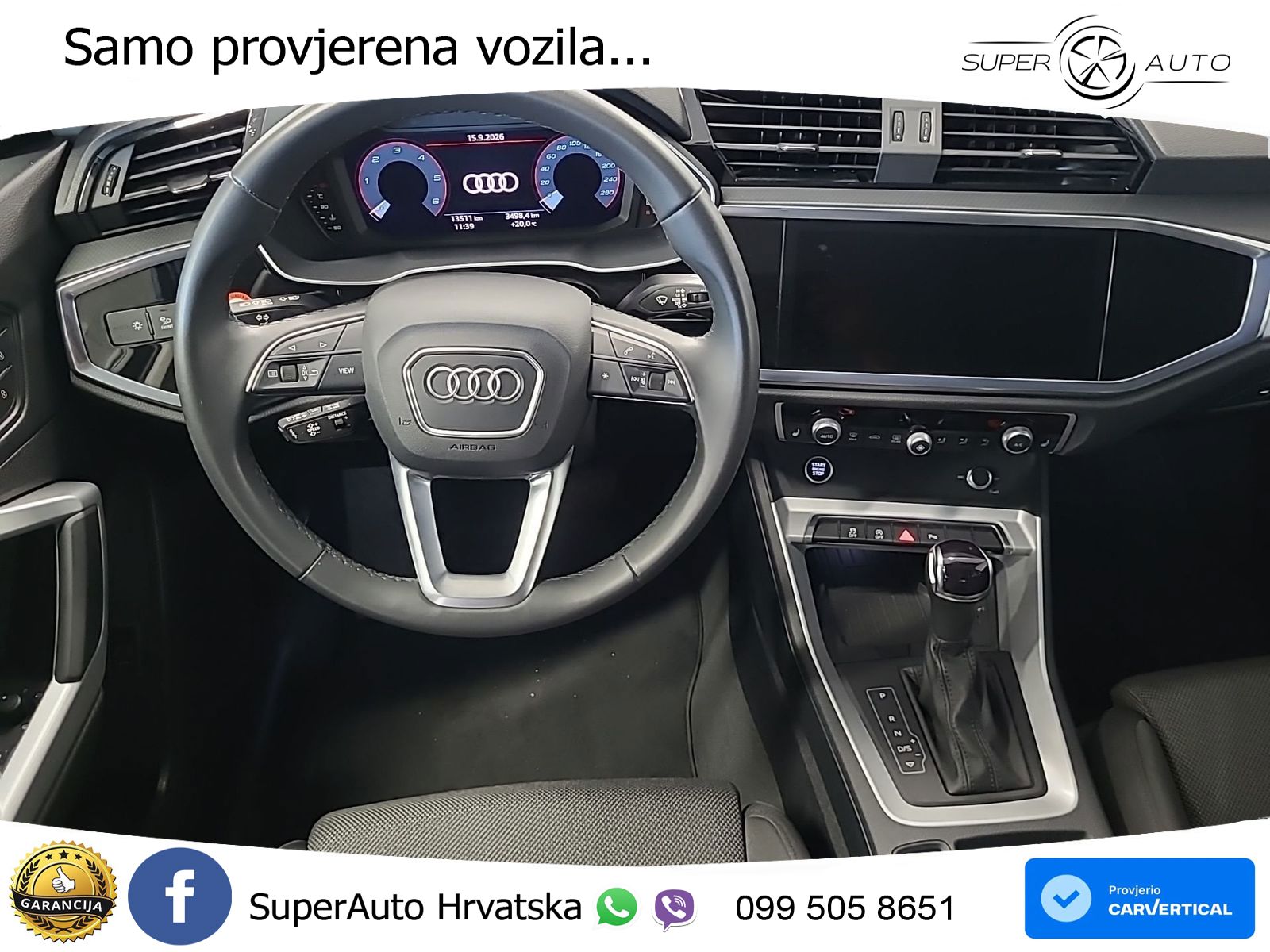 Audi Q3 2.0 TDI (150 KS) S tronic LED+GR SJED+ACC