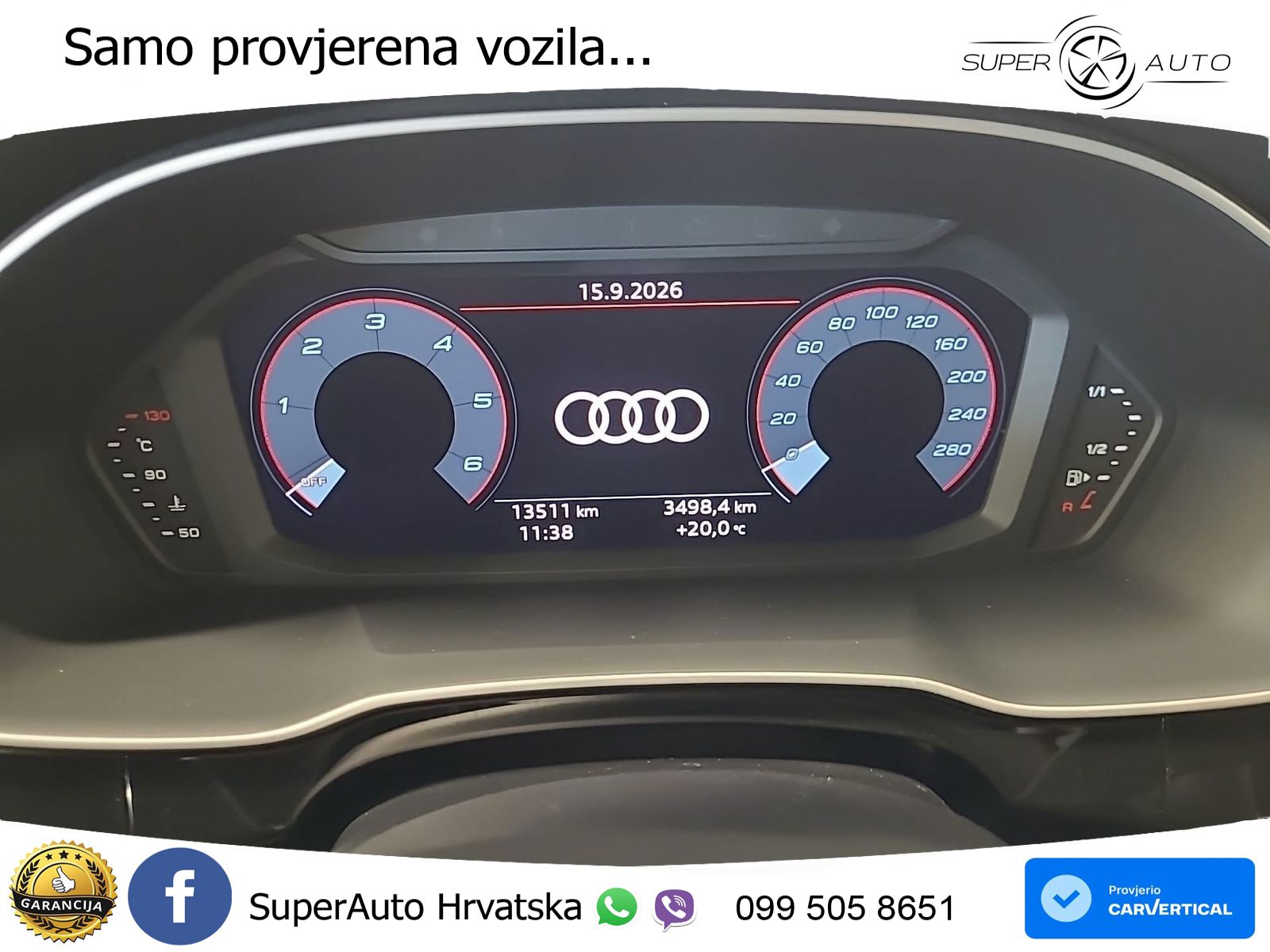Audi Q3 2.0 TDI (150 KS) S tronic LED+GR SJED+ACC