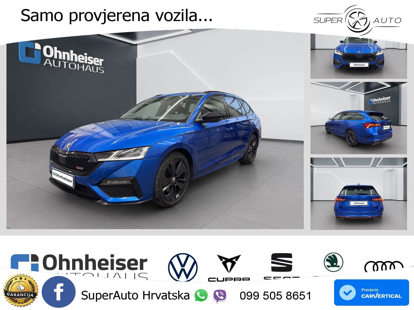 Škoda Octavia Combi RS 2.0 TDI (200 KS) DSG