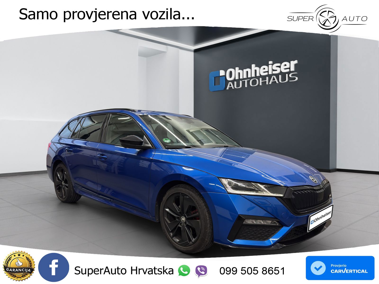 Škoda Octavia Combi RS 2.0 TDI (200 KS) DSG