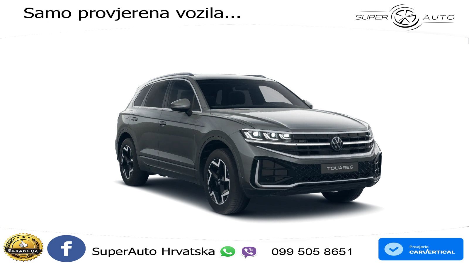 Volkswagen Touareg 3.0 V6 TDI (231 KS) 4MOTION Tiptronic ZRAČNI+ACC+4xGR SJED+KAM