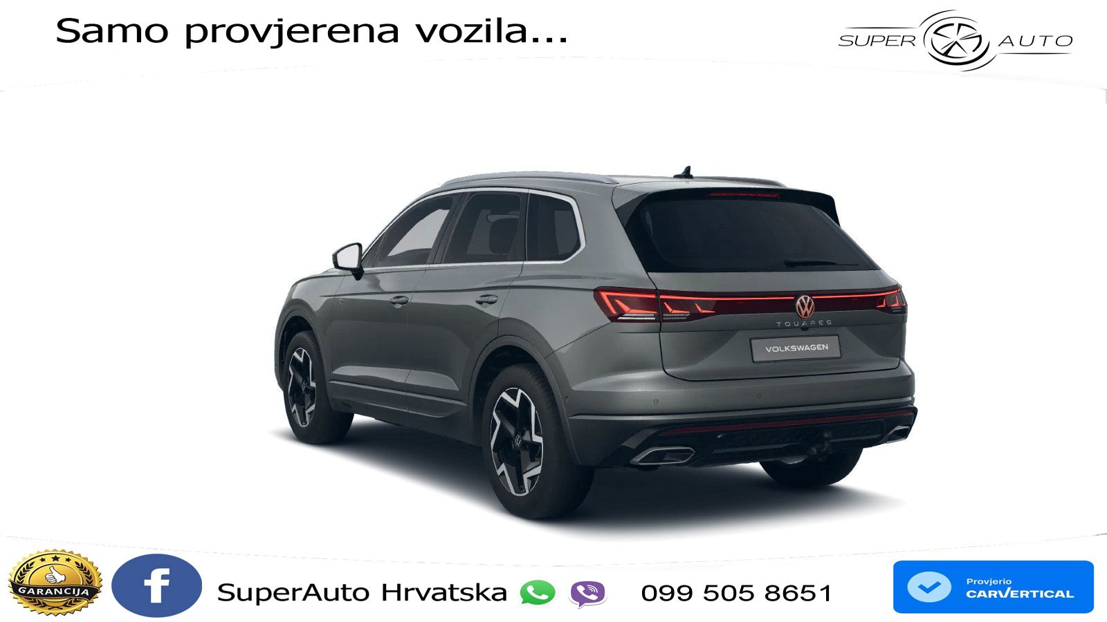 Volkswagen Touareg 3.0 V6 TDI (231 KS) 4MOTION Tiptronic ZRAČNI+ACC+4xGR SJED+KAM