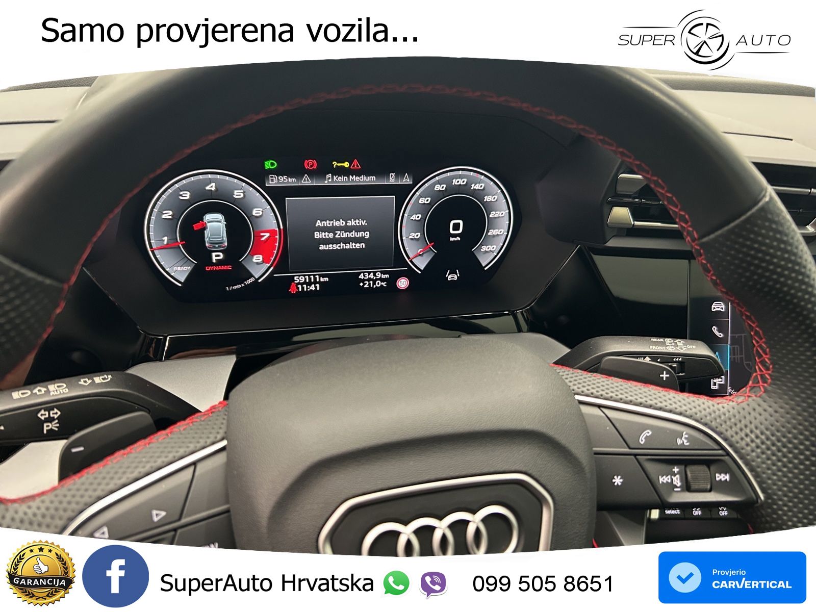 Audi S3 2.0 TFSI (333 KS) quattro S tronic MATRIX+GR SJED+KAM