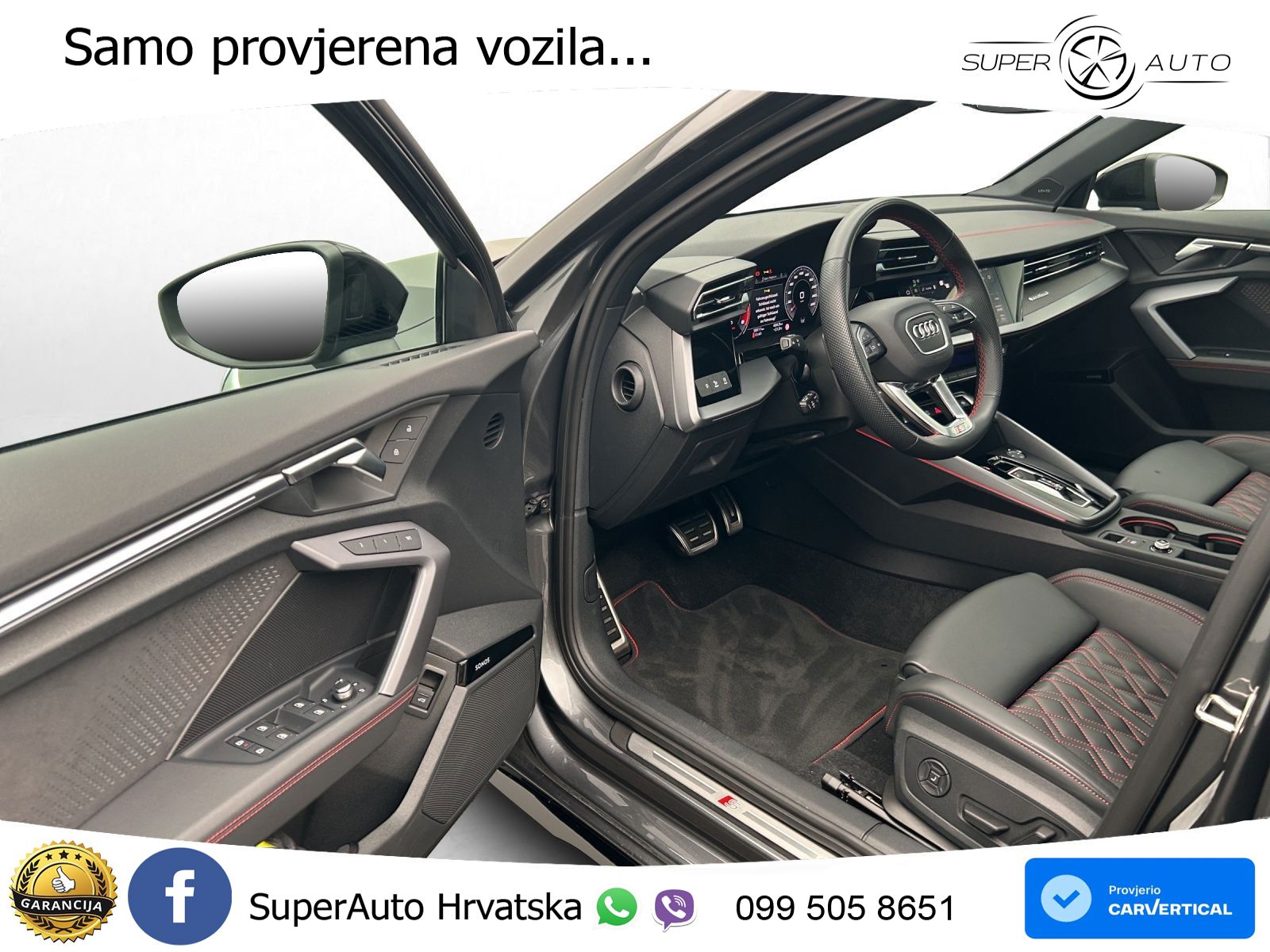 Audi S3 2.0 TFSI (333 KS) quattro S tronic MATRIX+GR SJED+KAM