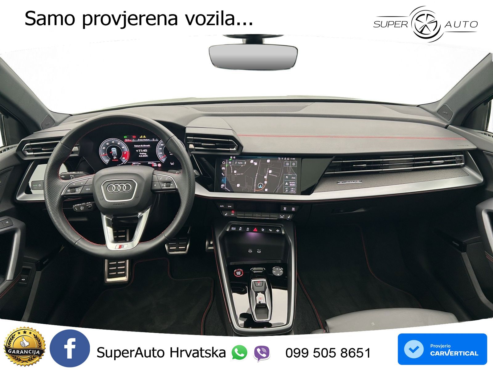 Audi S3 2.0 TFSI (333 KS) quattro S tronic MATRIX+GR SJED+KAM