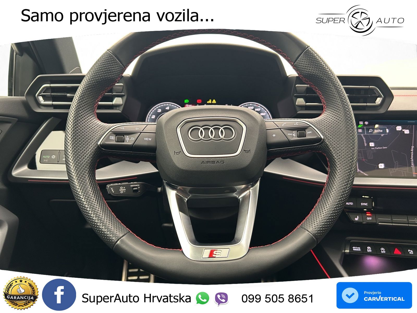 Audi S3 2.0 TFSI (333 KS) quattro S tronic MATRIX+GR SJED+KAM