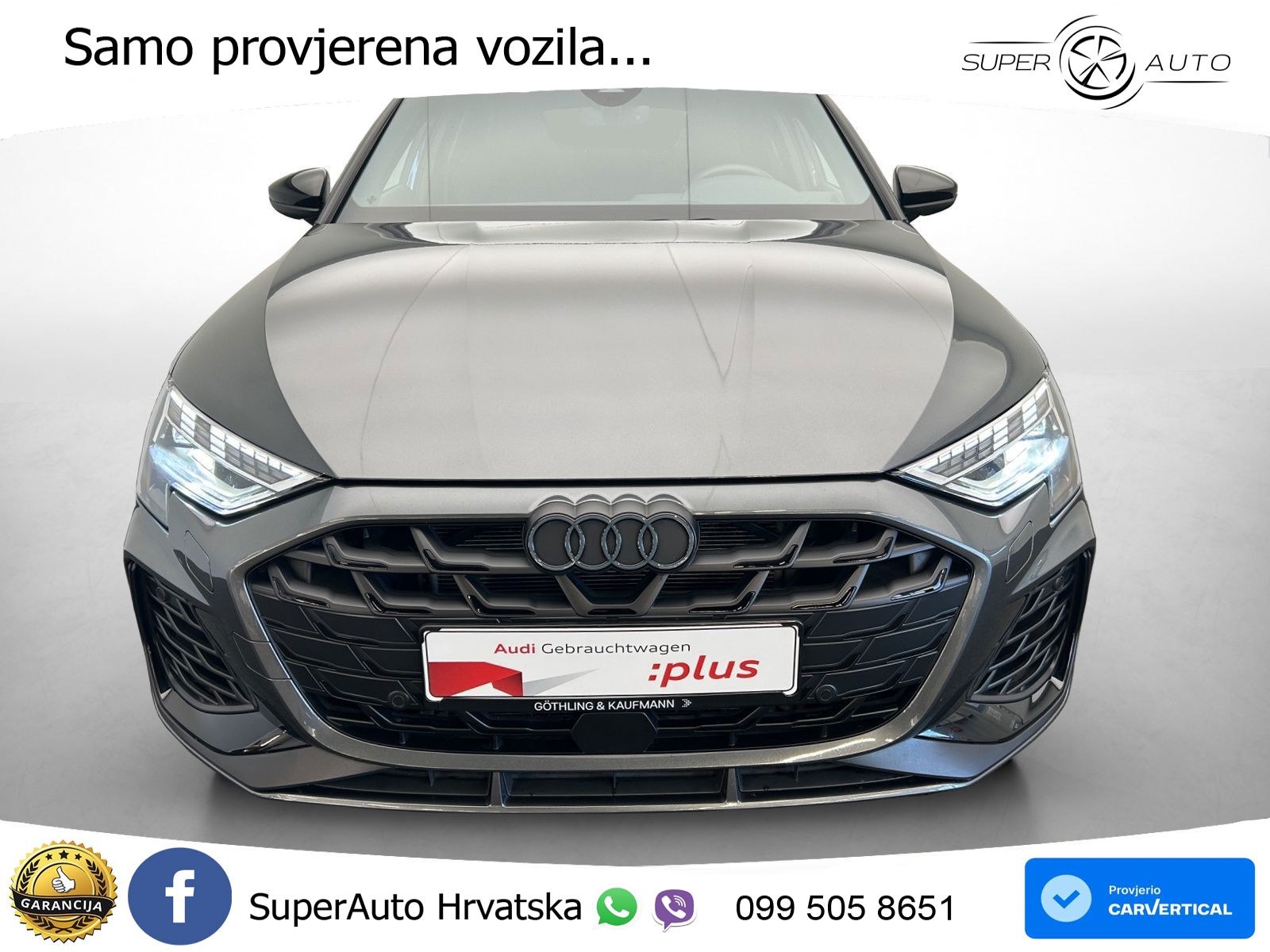 Audi S3 2.0 TFSI (333 KS) quattro S tronic MATRIX+GR SJED+KAM