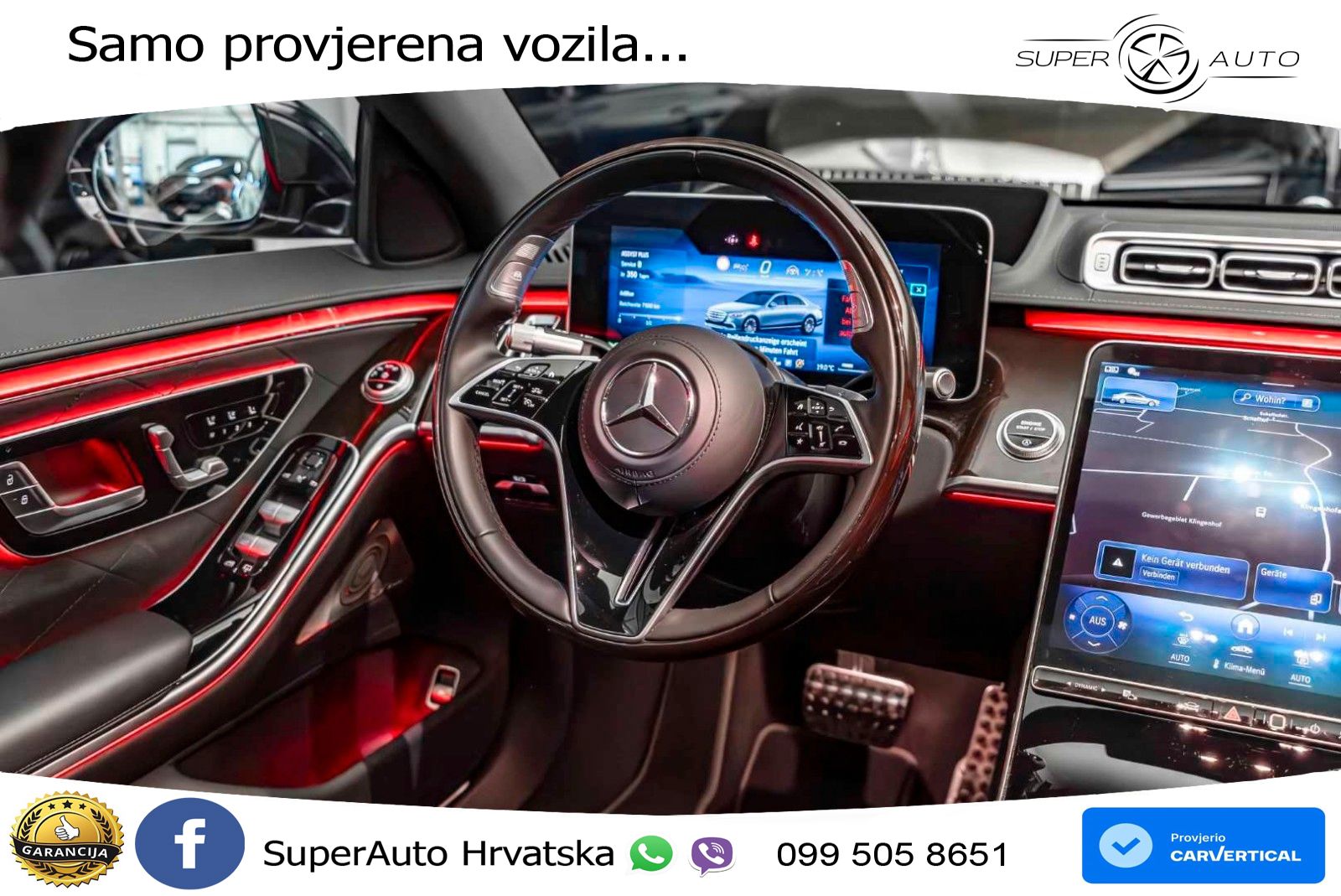 Mercedes S 350d Long (313 KS) EQ Boost 4MATIC 9G-TRONIC AMG LED+GR SJED+ACC
