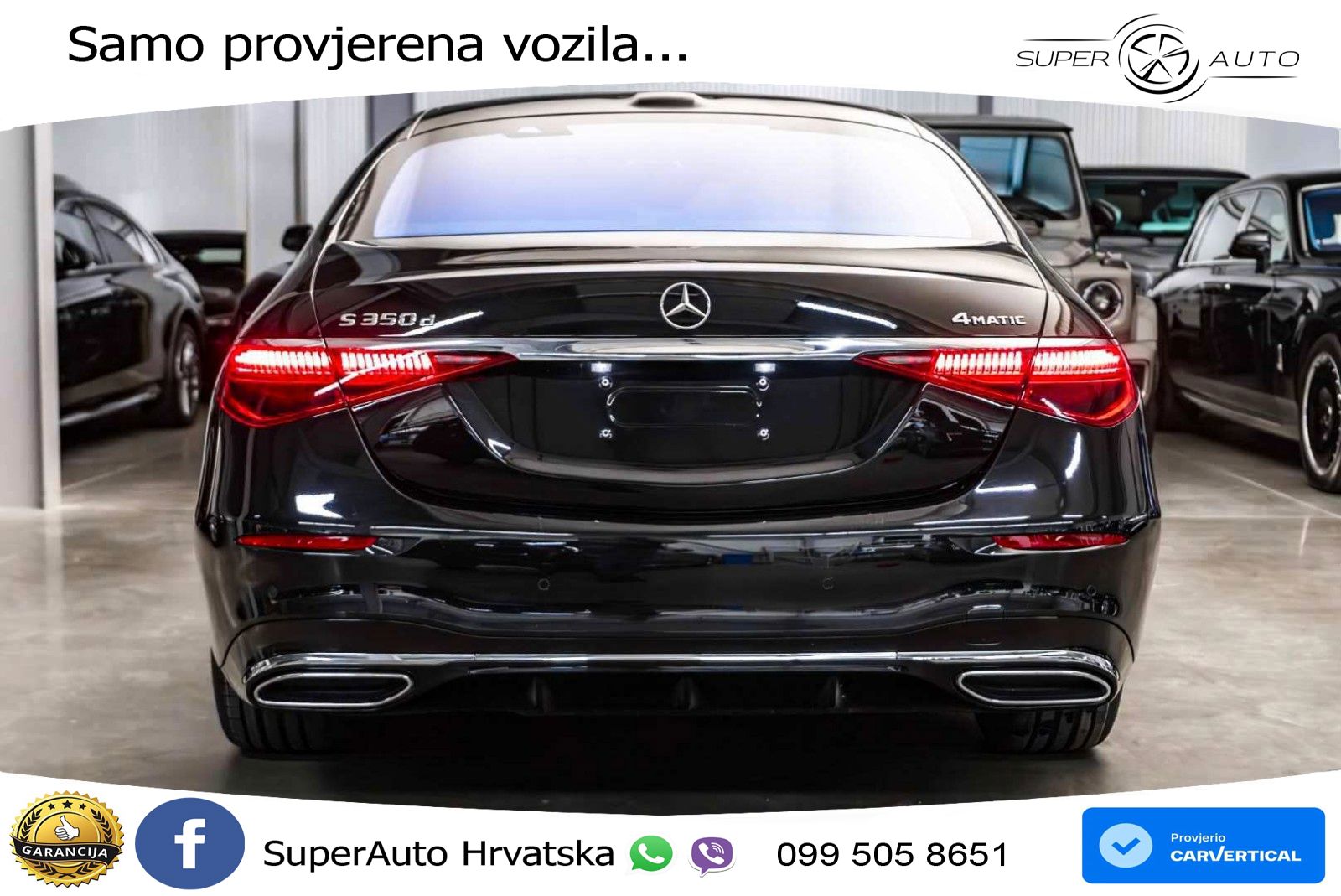 Mercedes S 350d Long (313 KS) EQ Boost 4MATIC 9G-TRONIC AMG LED+GR SJED+ACC