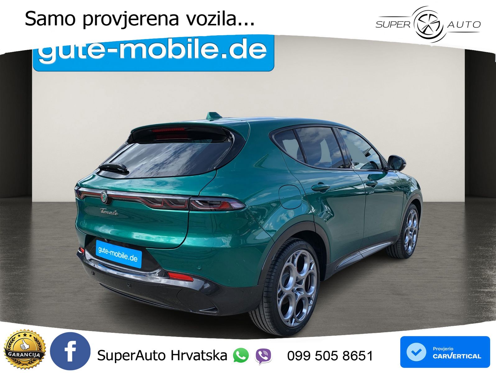 Alfa Romeo Tonale 1.5 Turbo (130 KS) 48V-Hybrid TCT LED+GR SJED+ACC