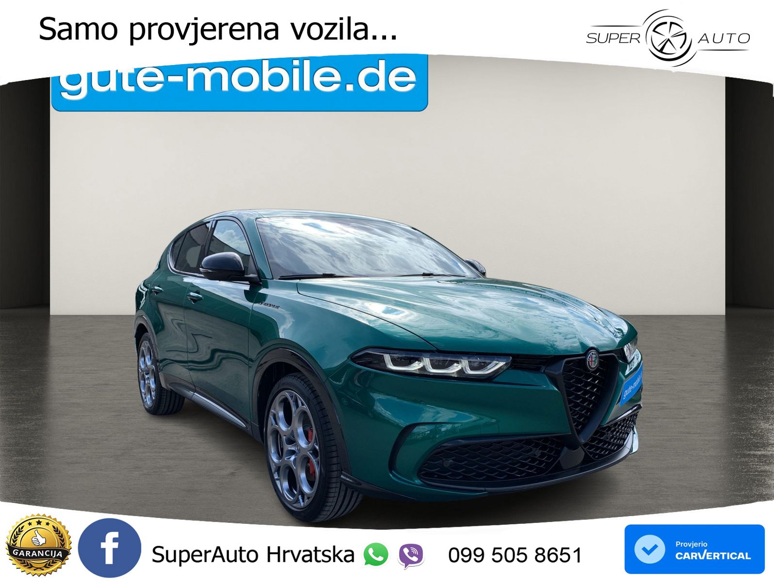 Alfa Romeo Tonale 1.5 Turbo (130 KS) 48V-Hybrid TCT LED+GR SJED+ACC