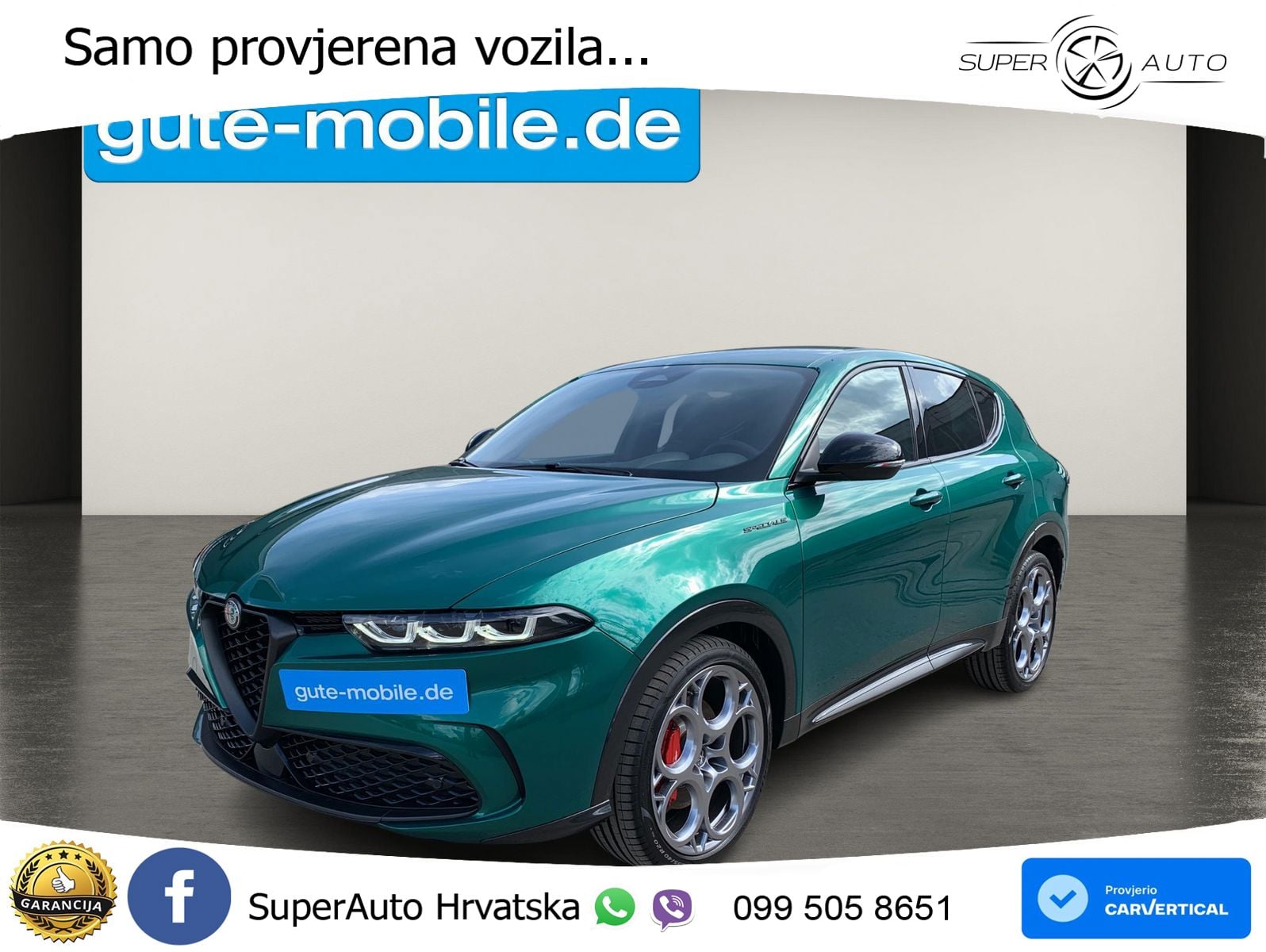Alfa Romeo Tonale 1.5 Turbo (130 KS) 48V-Hybrid TCT LED+GR SJED+ACC