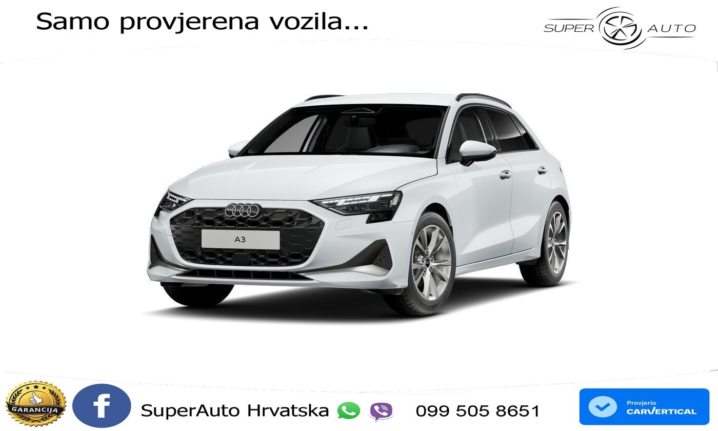 Audi A3 Sportback 30 TFSI (116 KS) advanced LED+GR SJED+ACC